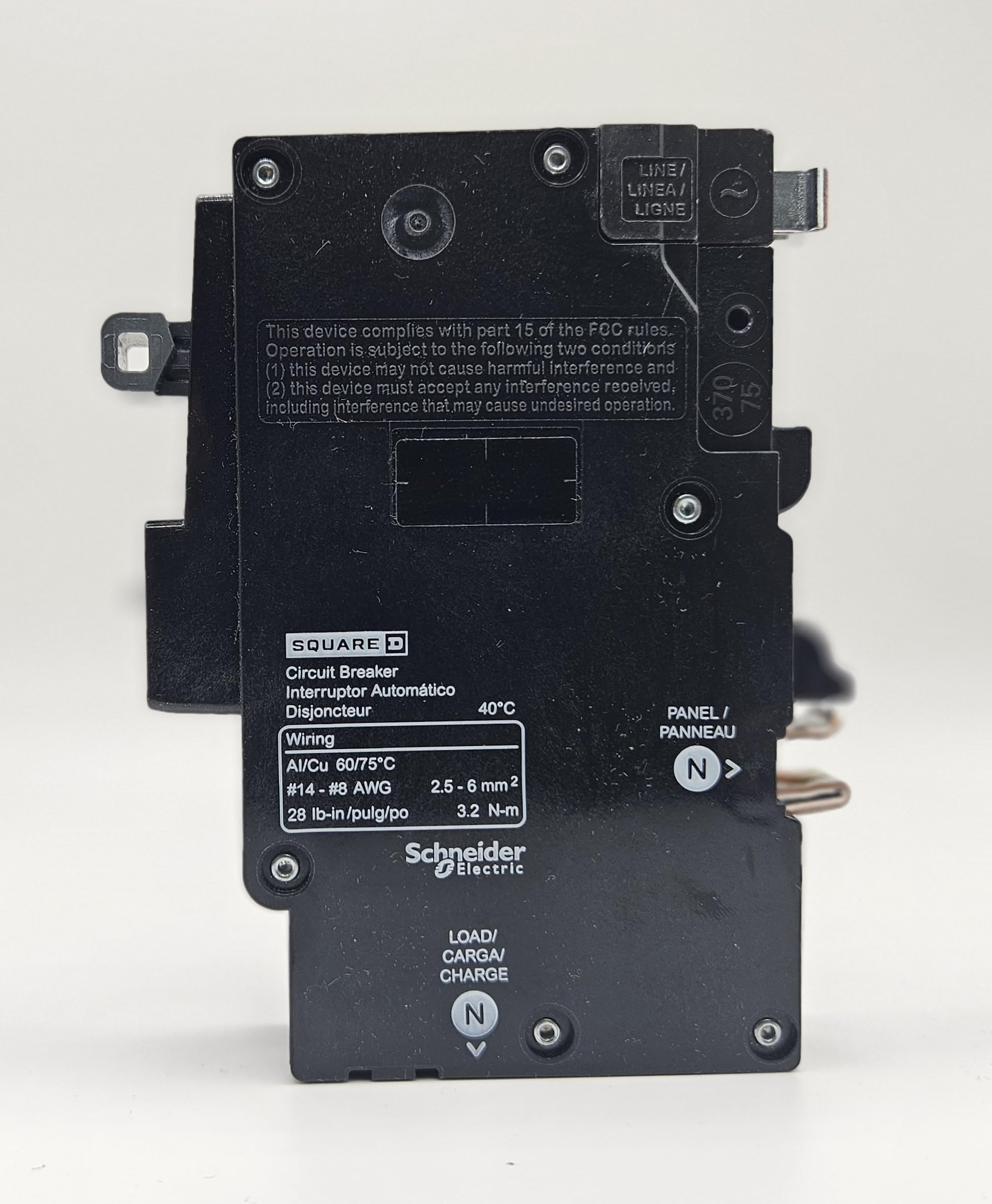 Homeline Square D Hom120 10 Interruttori Square D HOMELINE HOM120PDF 20A - Doppia Funzione, Nuovi, Per Quadri Elettrici Frontline Home