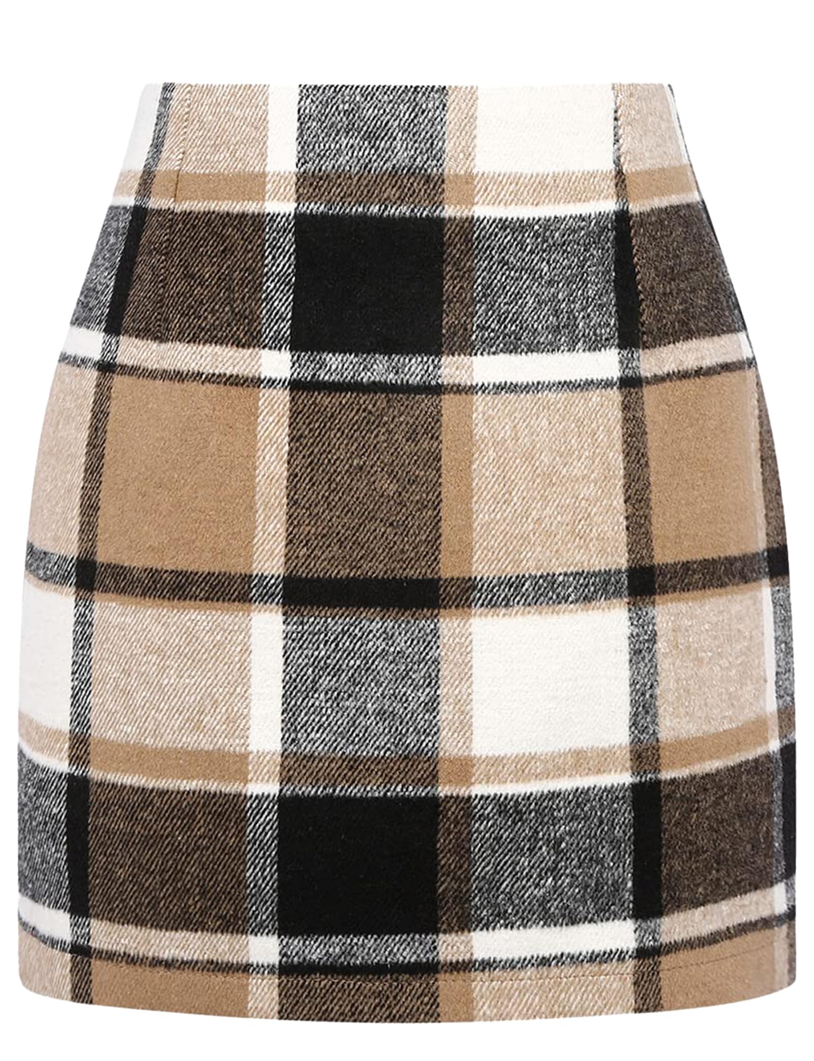 Plaid Skirts for Women, Pencil Mini Skirts for Women High Waist Bodycon Christmas Holiday Fall Winter Skirts 2025 Trendy