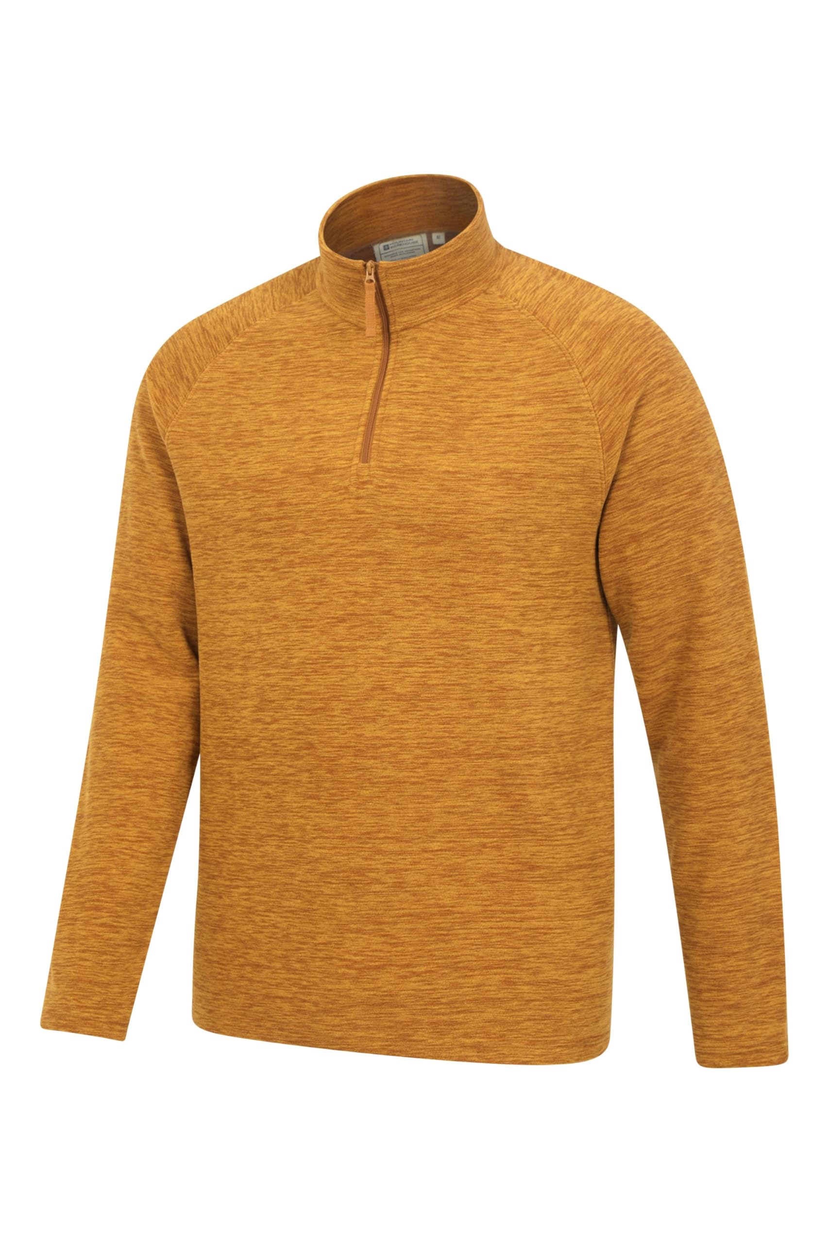 Mountain Warehouse Snowdon Mens Micro Fleece Top - Breathable Antipill, Half Zip Collar Sweater, Quick Drying Smooth Pullover - For Spring Summer & Outdoors — view 7