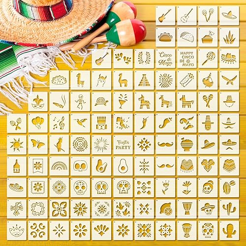 100 plantillas para pintar en madera, plantillas reutilizables, manualidades, plantillas de dibujo, plantillas de vacaciones, juego de plantillas de