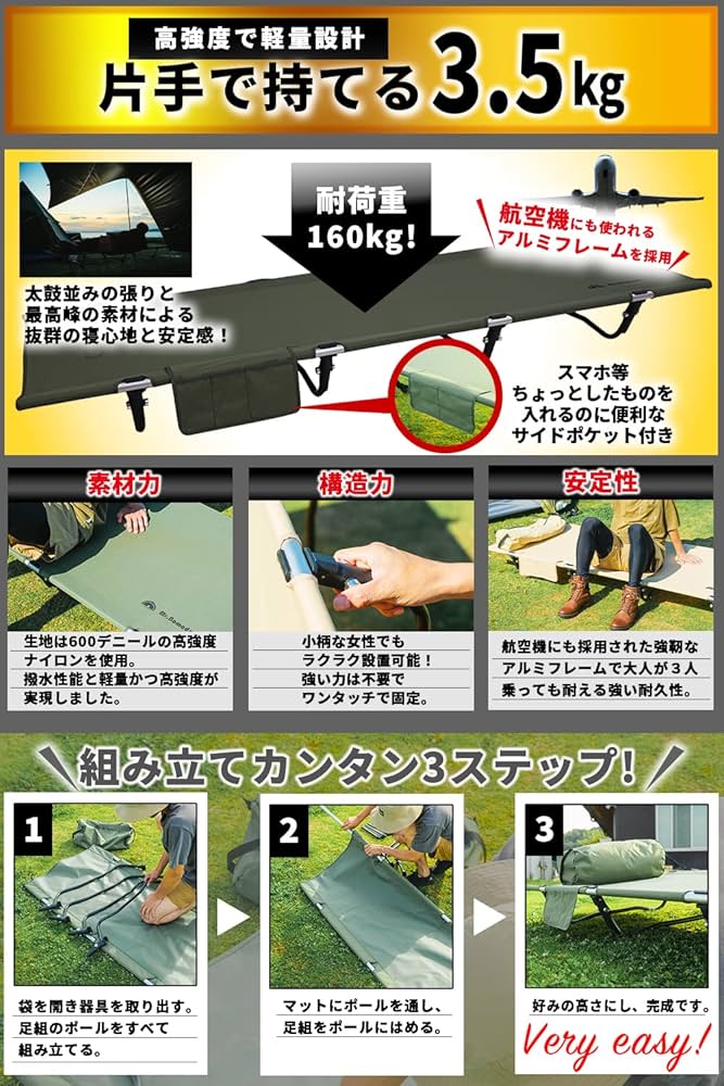 Amazon | MR. NOMADS【ラグビー日本代表採用ブランド】 耐荷重160KG