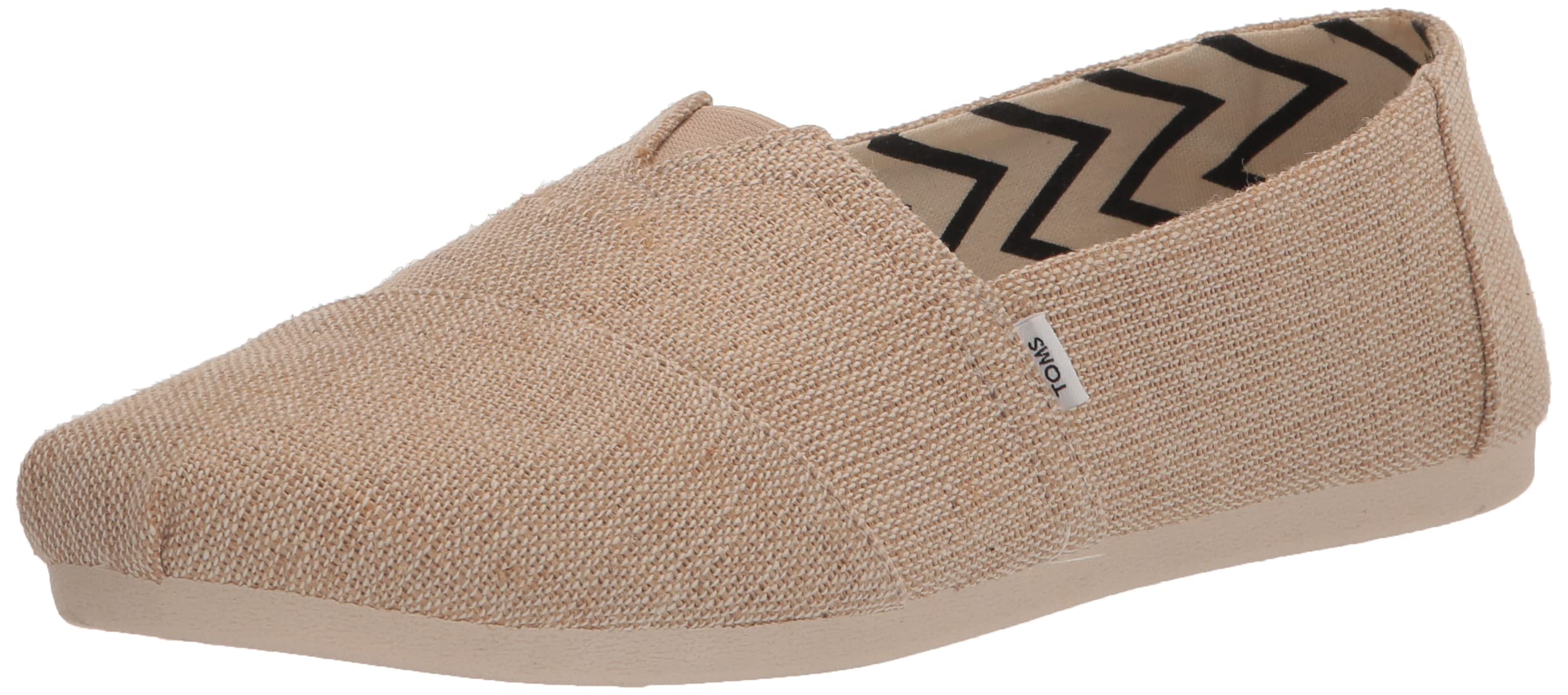 TOMS Eco-Friendly Heritage Canvas Shoes with Jute Upper and Recycled Cotton Lining for Comfort and Sustainability Natural