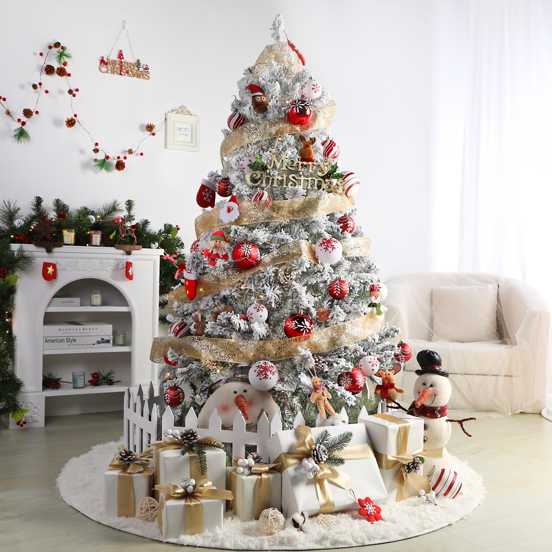 Palle Di Natale Rosse Set 12 Palline Di Natale Infrangibili Rosso-bianco – Decorazioni Per Albero Palline Natale Con Cordino