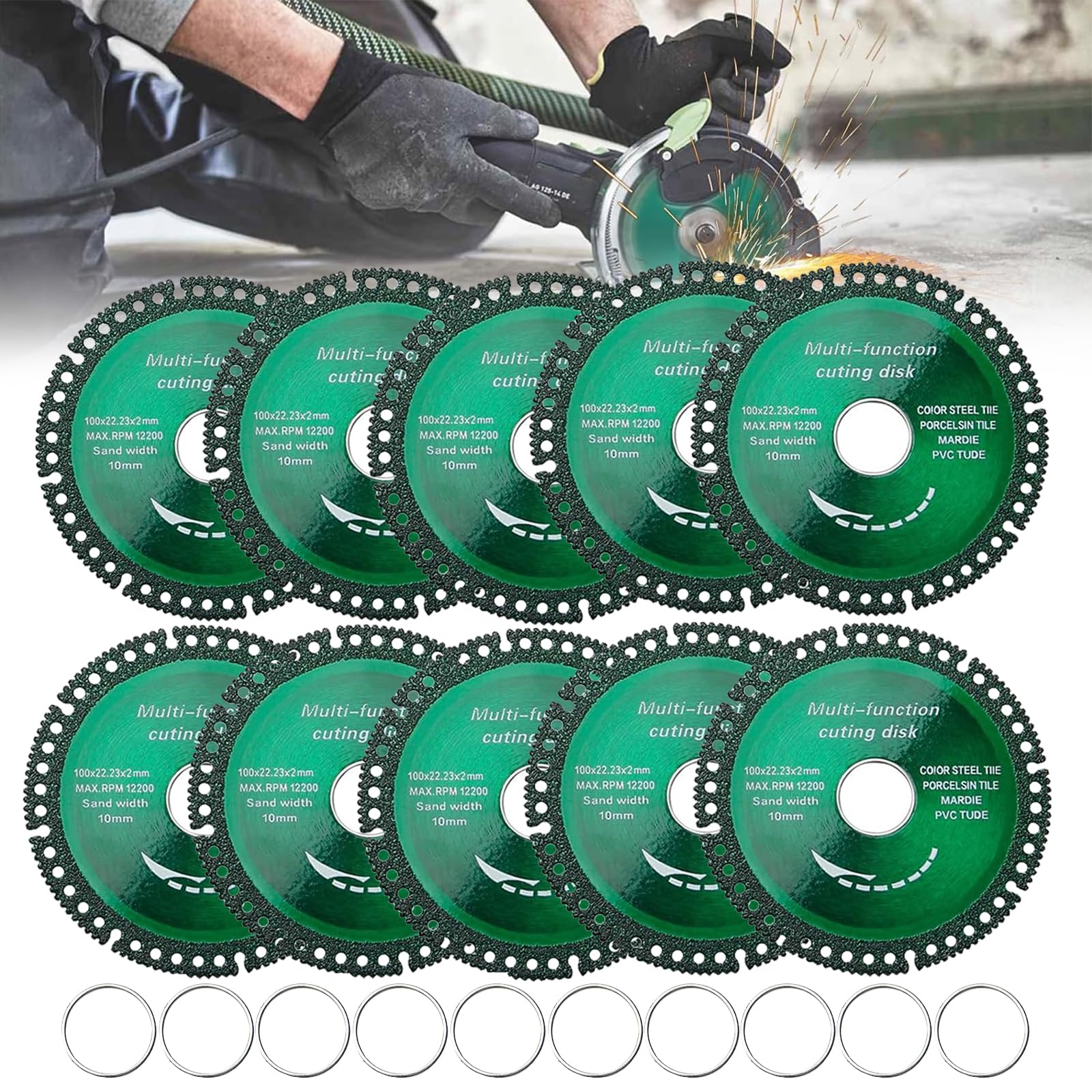 Indestructible Grinder Discs - 6 Pack -9