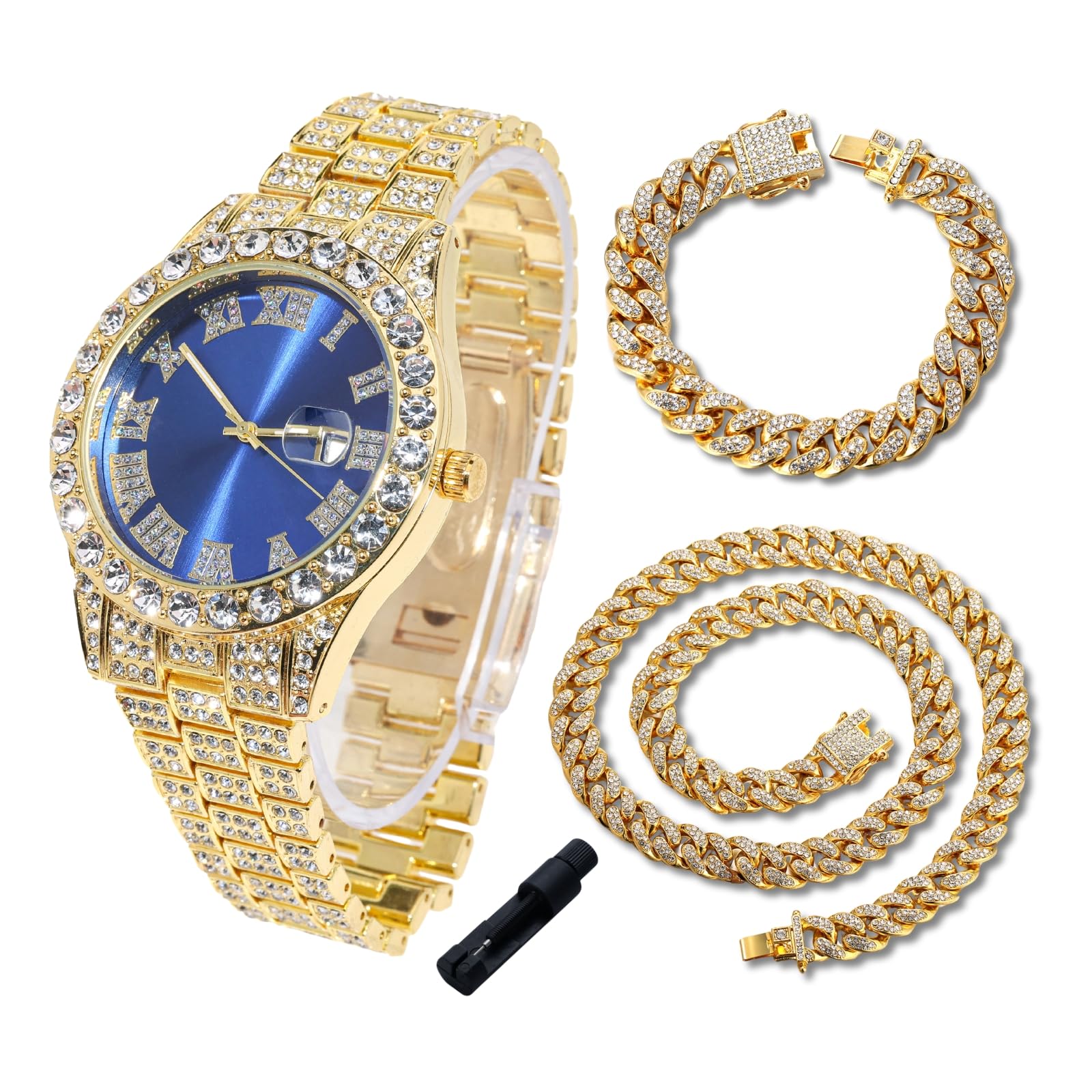 Halukakah Watch for Kids - 42MM Blue/Green/Red Dial - 8" Length