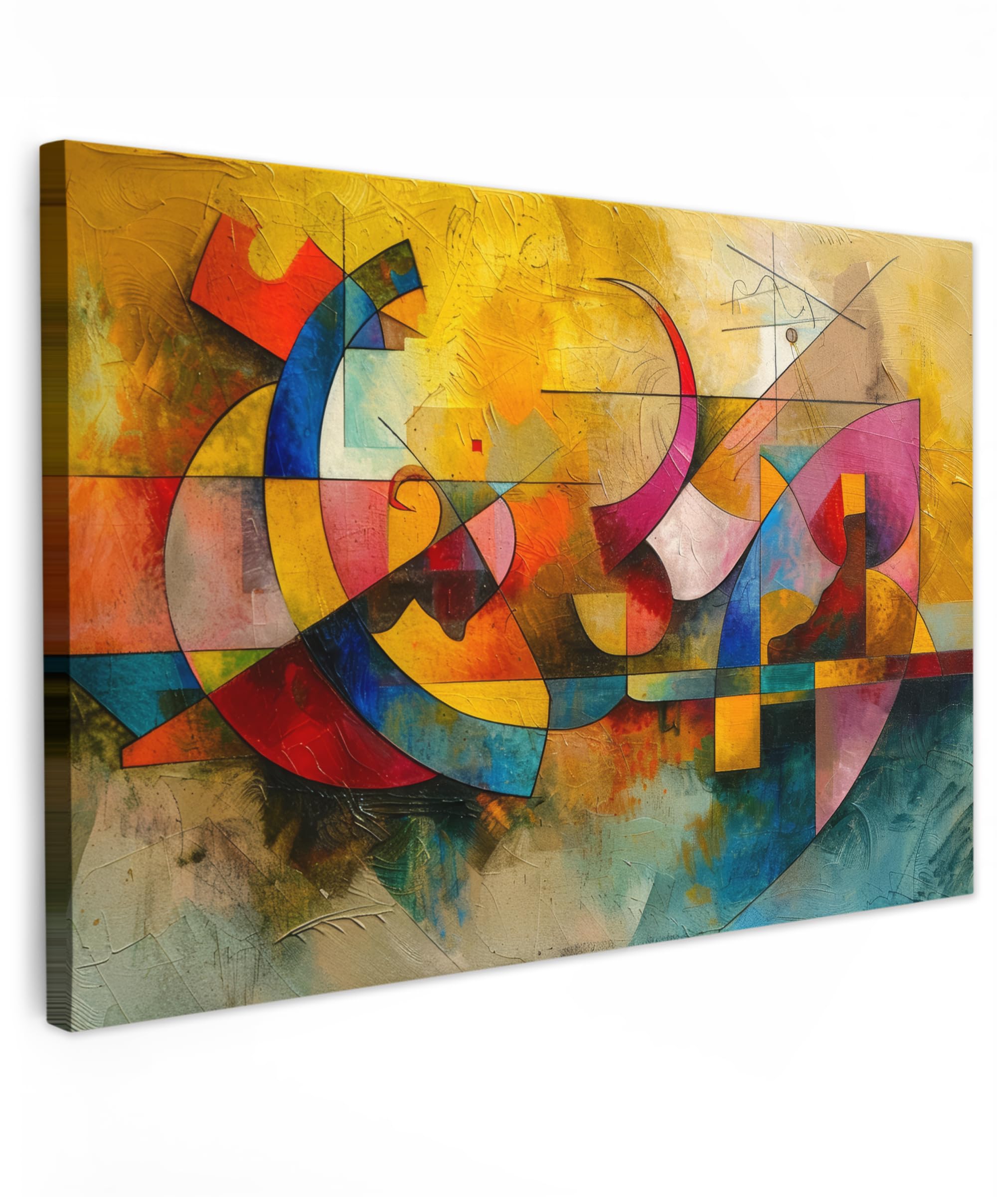 MuchoWow© Cuadros Decoracion Salon Modernos 120x80 cm Pinturas Lienzo Decorativo para Pared Decoración Hogar Lienzos Arte - Abstracto - Moderno