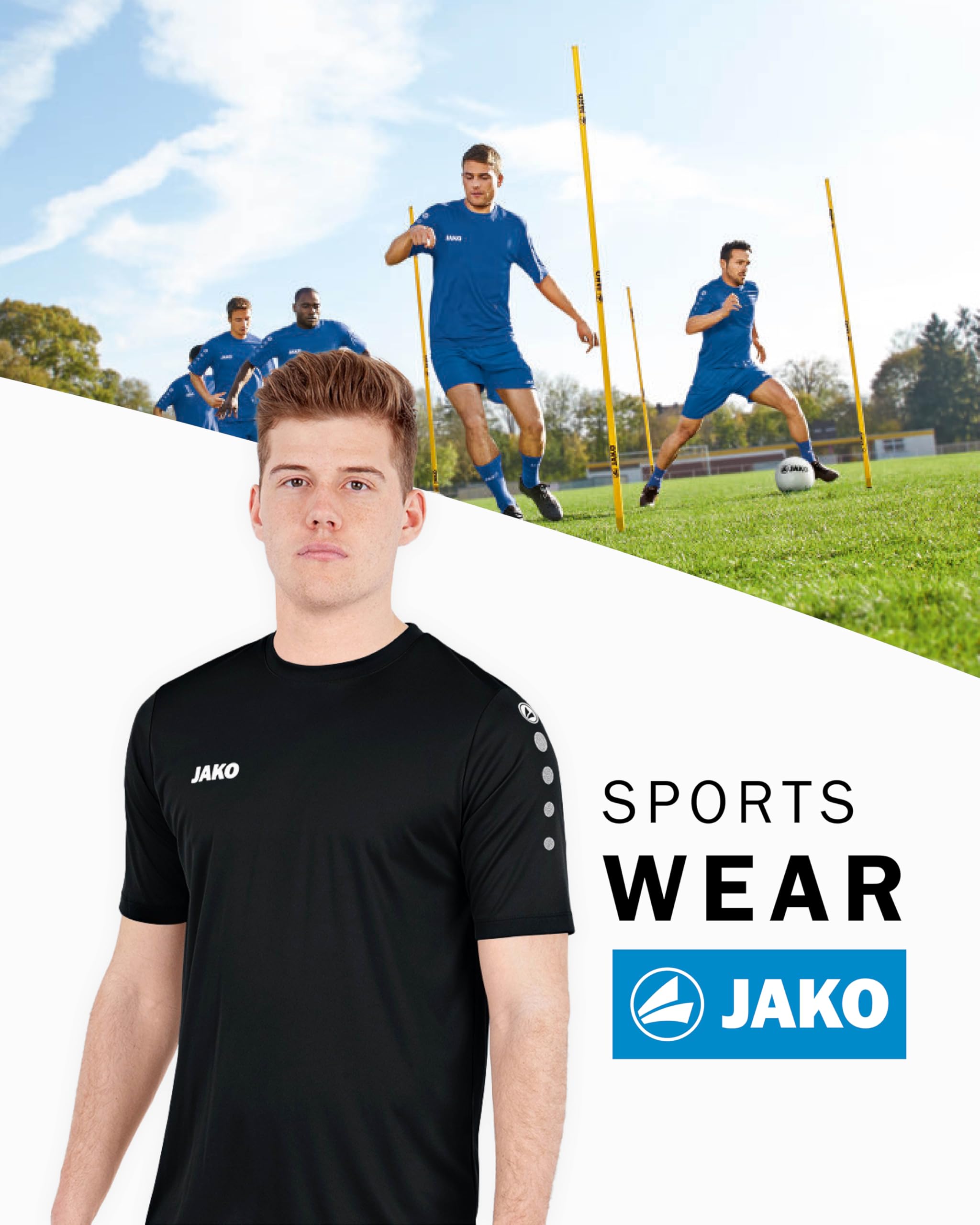 JAKO Trikot Team KA Navy - 4
