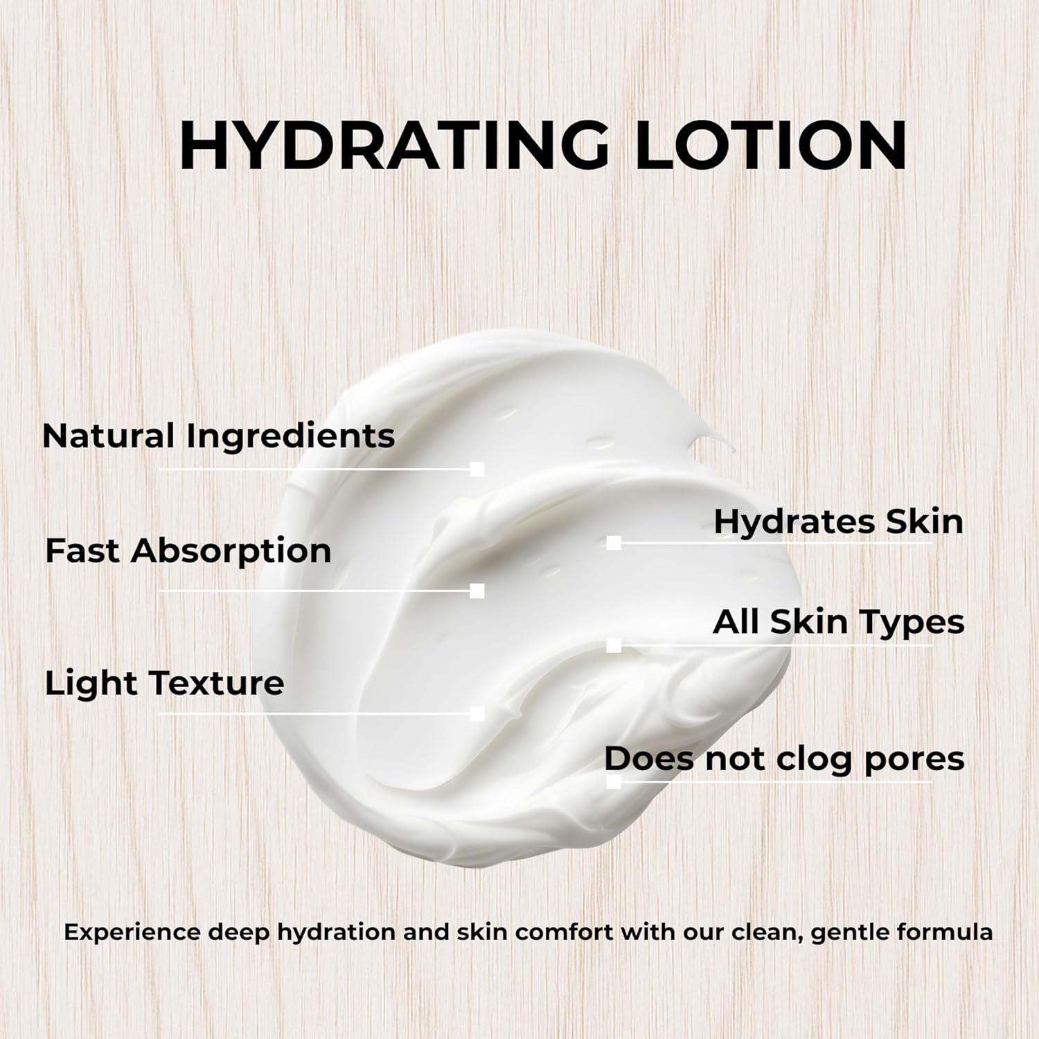 DANI Naturals Citrus Rose Hydrating Lotion, Vegan Paraben-Free, Made with Organic Ingredients, 12 fl oz