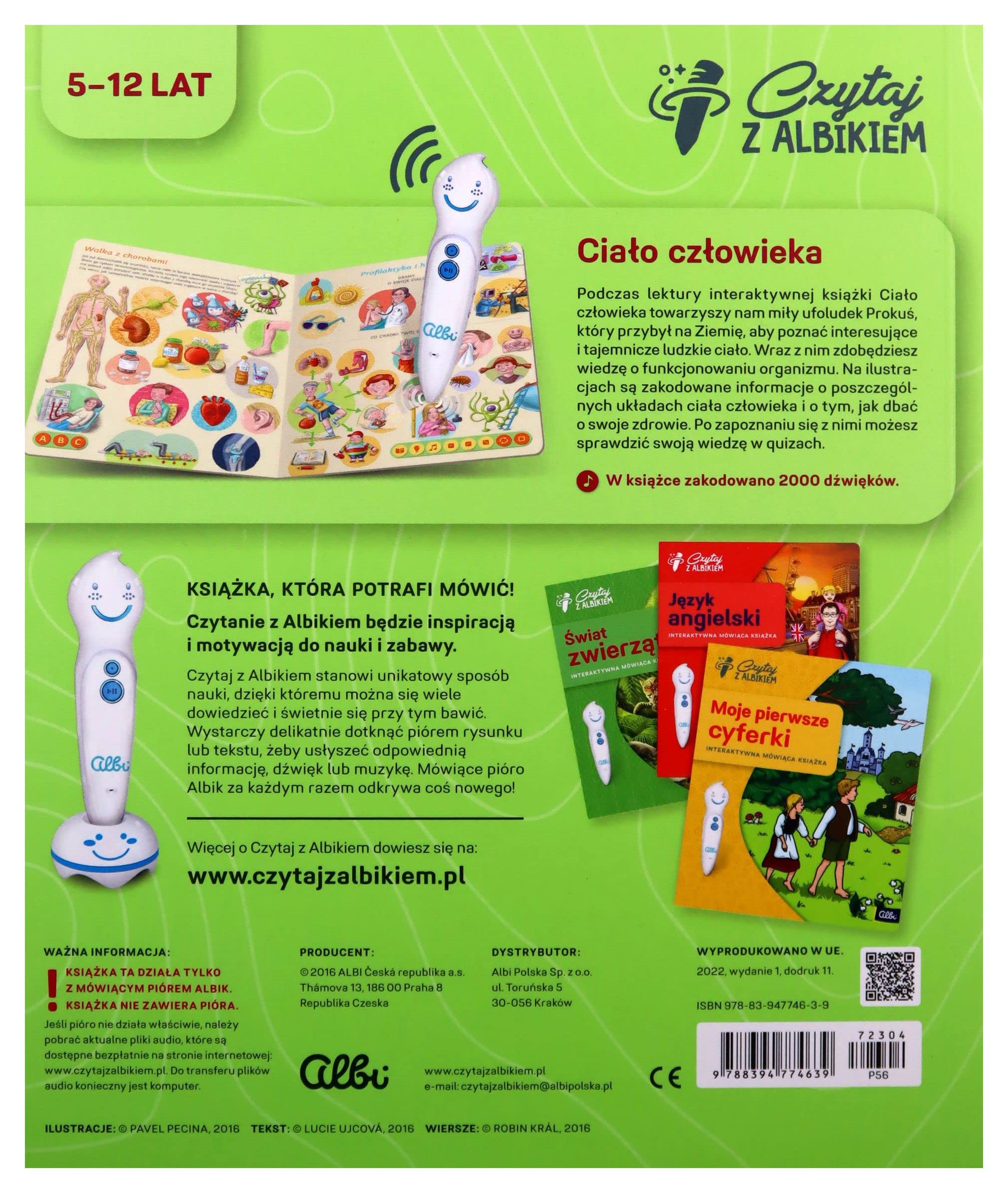 Czytaj z Albikiem. Książka Ludzkie ciało