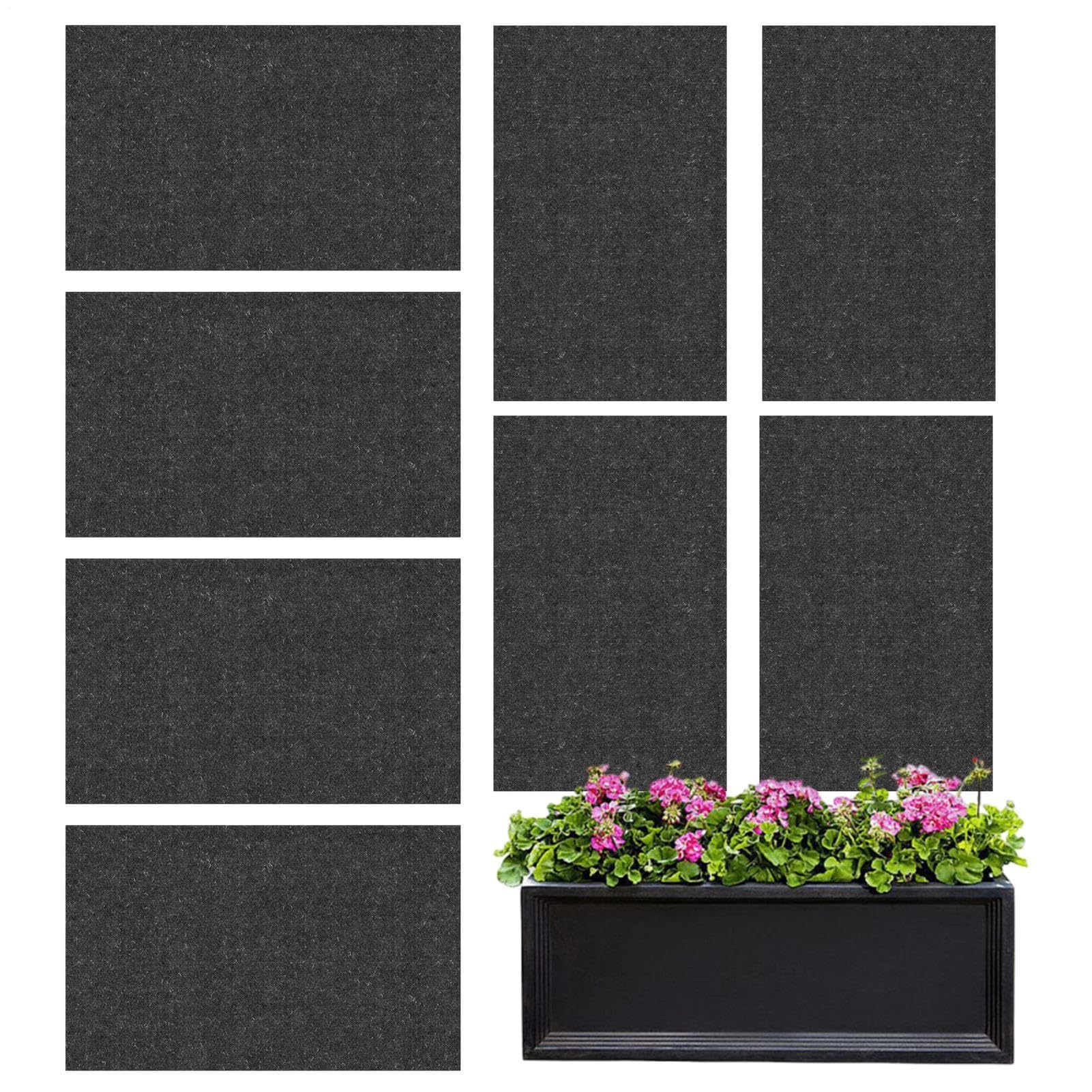 Capillary Matting - Replacement Plants Capillary Mats - Felt Self Watering Plant Retaining Matting, Highly Absorbent, Freely Cut, for Greenhouse, Hydroponics, Indoor Potted Plants
