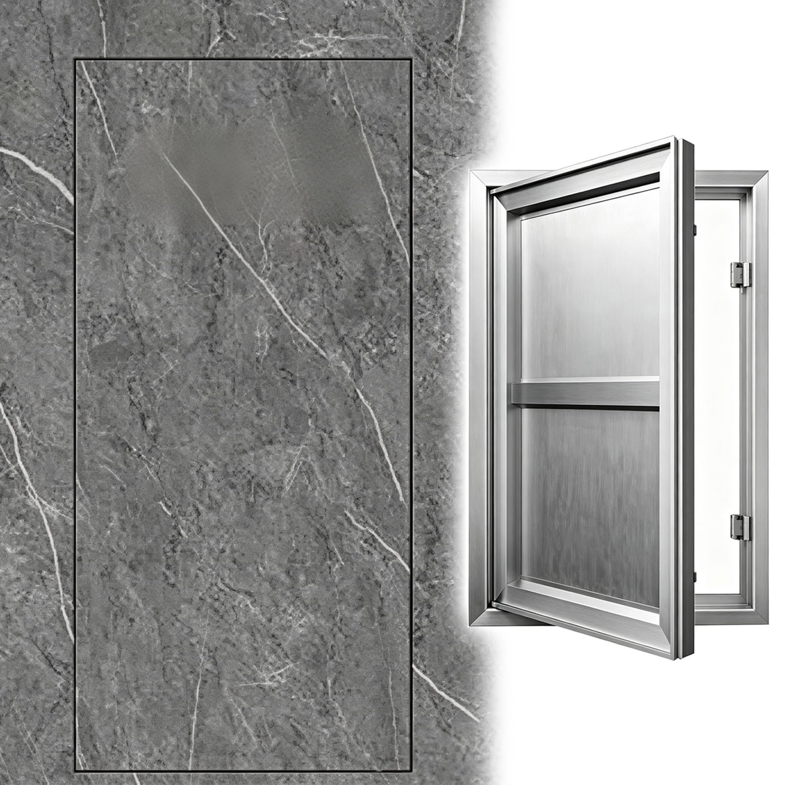 LZMZMQ Tileable Wall Access Panel, Hidden Inspection Hatch