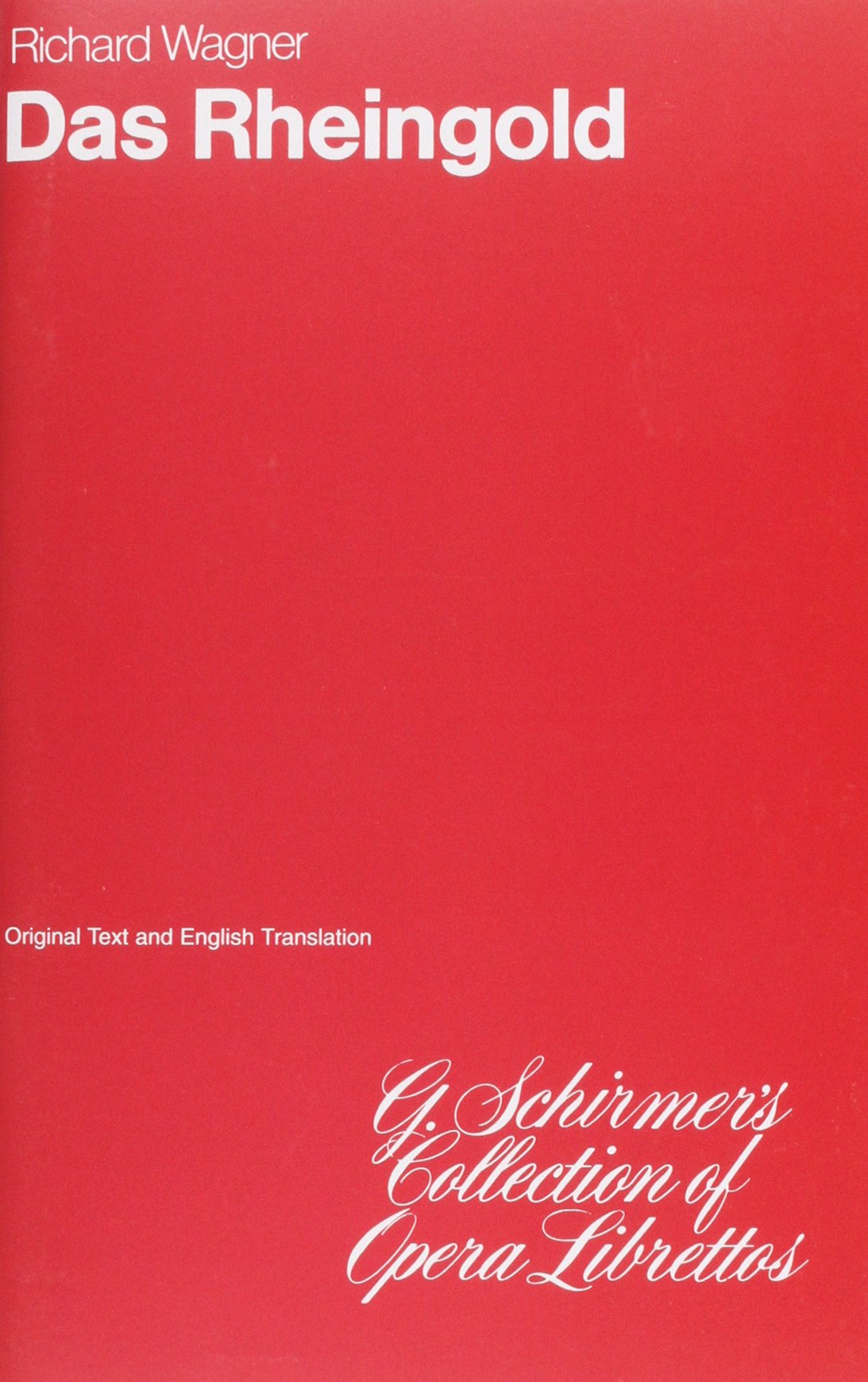 Das Rheingold: Libretto