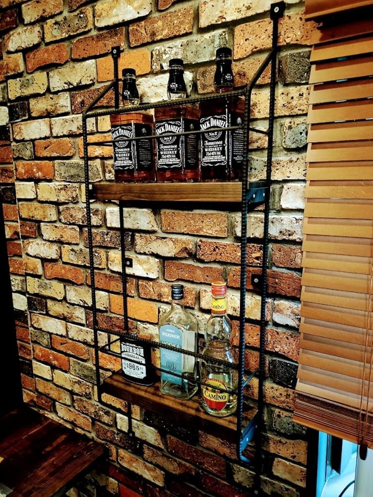 日型　アイアンシェルフ　壁掛け　吊り棚　ラック　オシャレ　男前インテリア　diy 日型 アイアンシェルフ 壁掛け 吊り棚 ラック オシャレ 男前インテリア