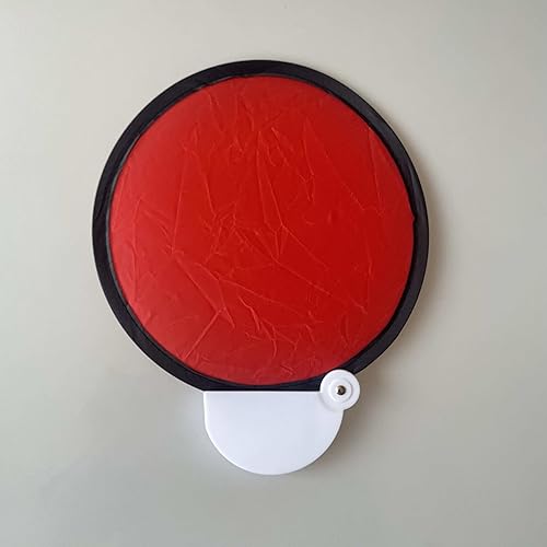 Miniatura 4 de 4 unidades, varios colores de moda, mini, nailon, portátil, para menopausia, plegable, para menopausia, 7.9 in, con mango de semicírculo a presión.