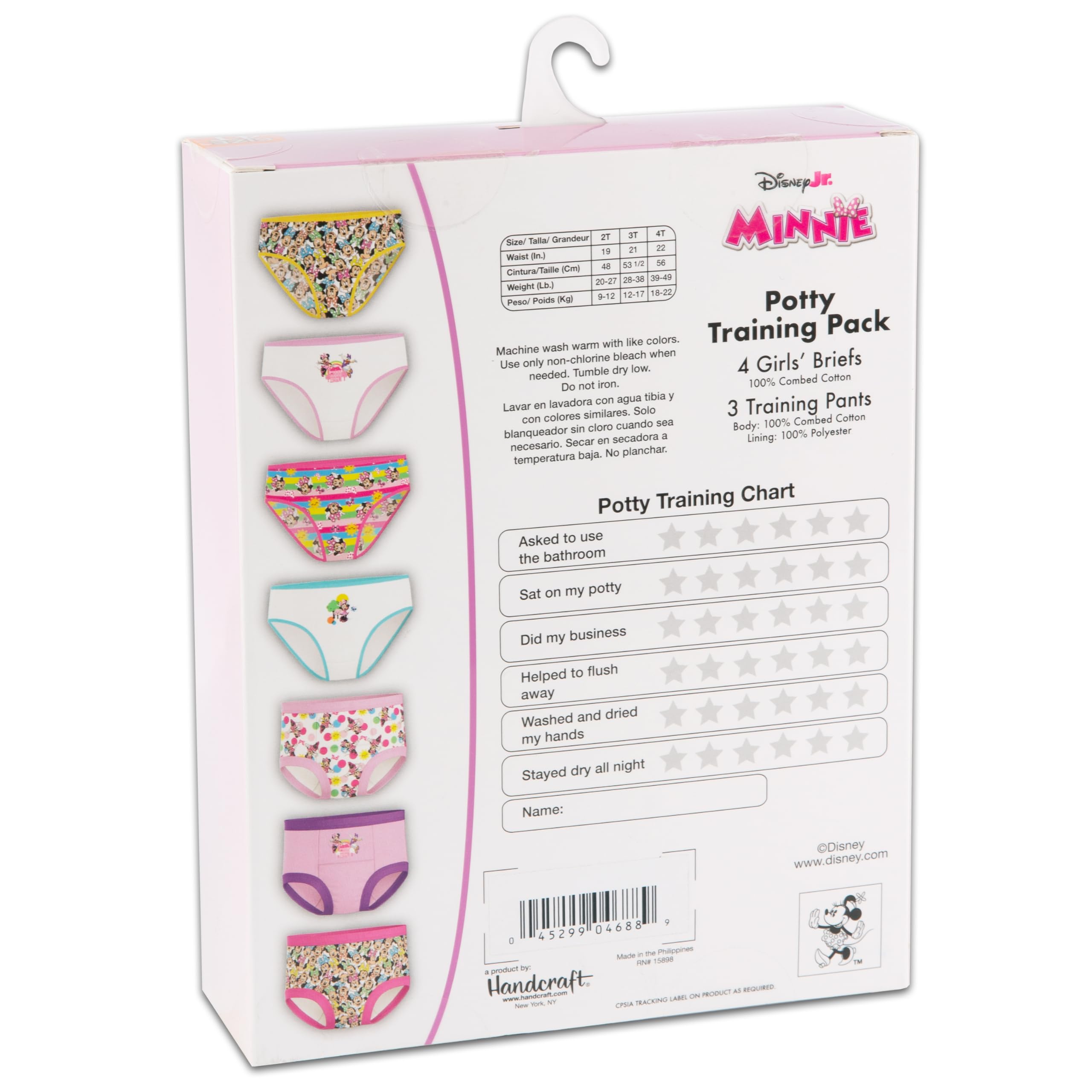 Disney Mädchen Kleinkind Minnie Maus Töpfchen-Trainingshose Multipack