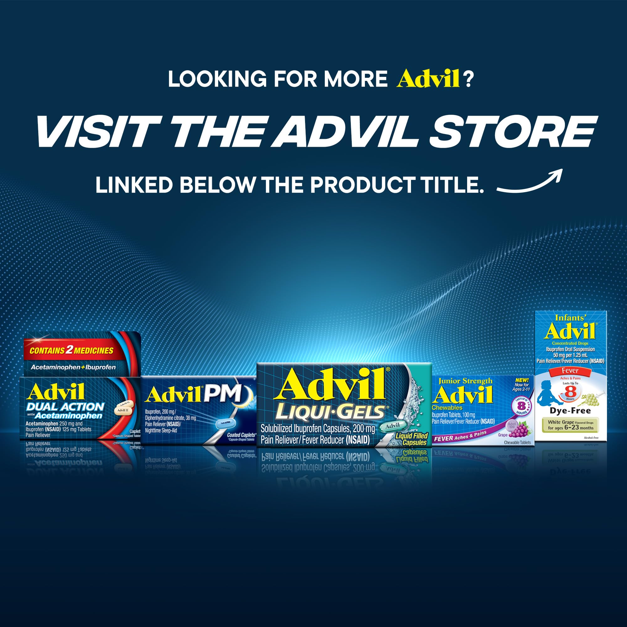 ​​Advil Dual Action Coated Caplets with Acetaminophen - 216 Count​ — Amazon image 13