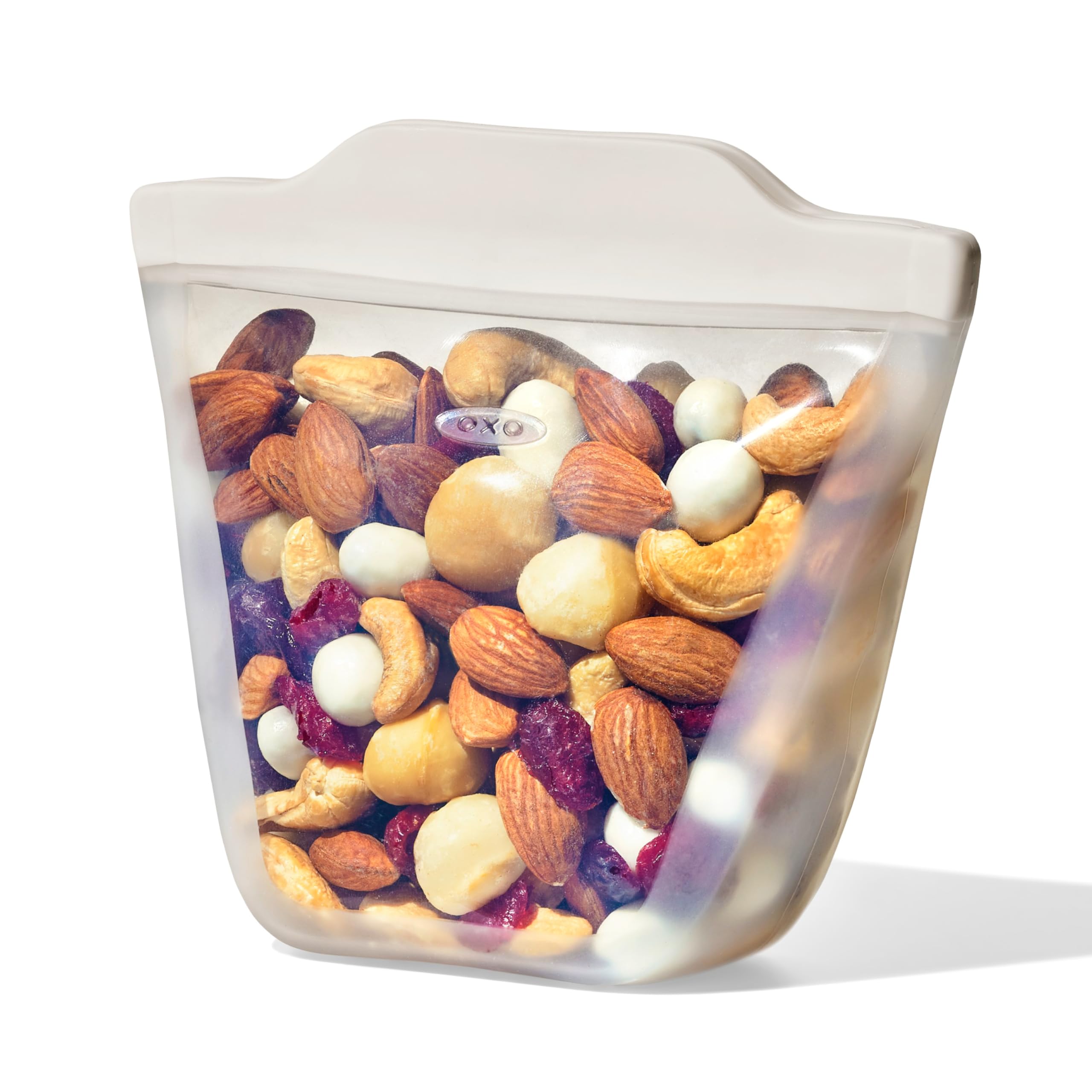 OXO Good Grips Silicone Reusable Bag - Stand-Up Cup (8 oz) - Oat