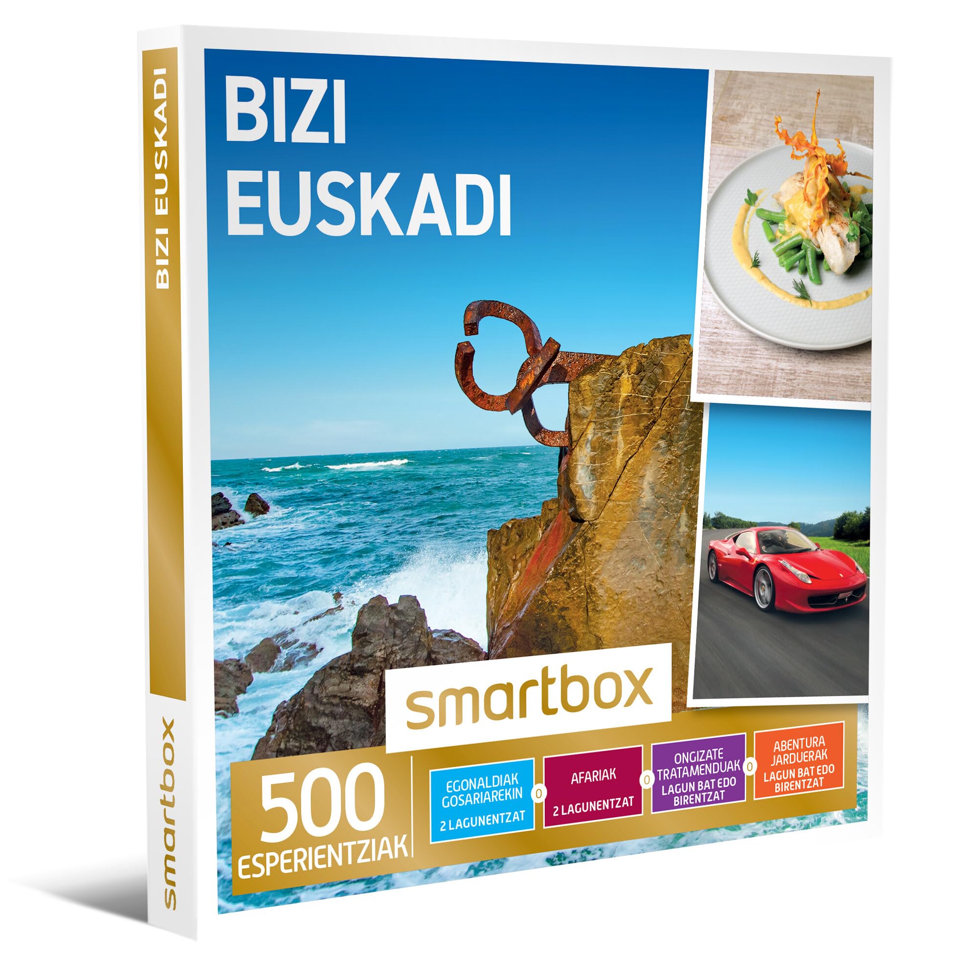 Smartbox - Caja Regalo Bizi Euskadi - Idea de Regalo para Padres - 1 Experiencia de Estancia, Bienestar y Mucho más para 1 o 2 Personas