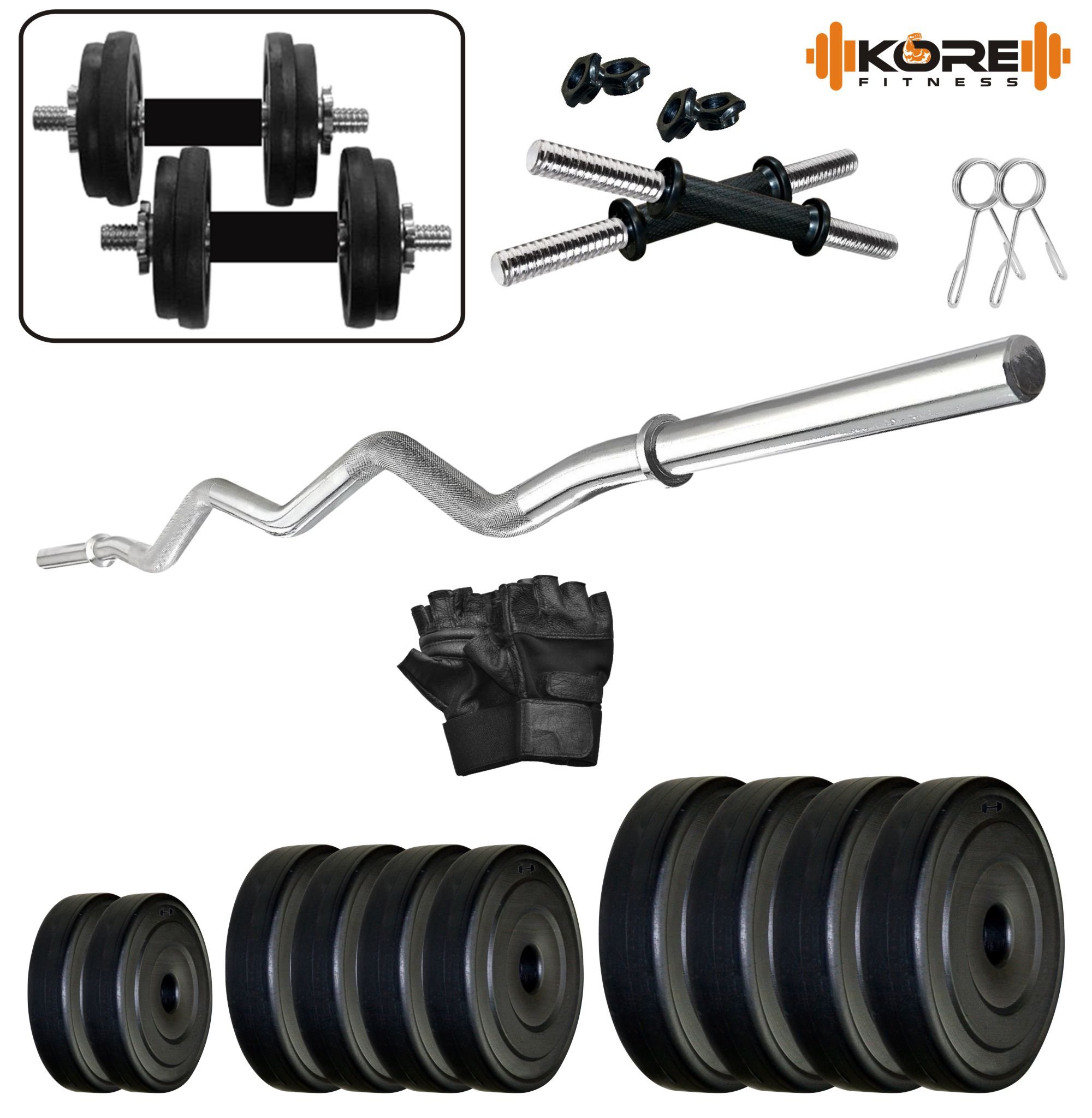 Kore K-22kg Combo 4-WB-SL Home Gym (B072SNJ1HB) Amazon Price History, Amazon Price Tracker