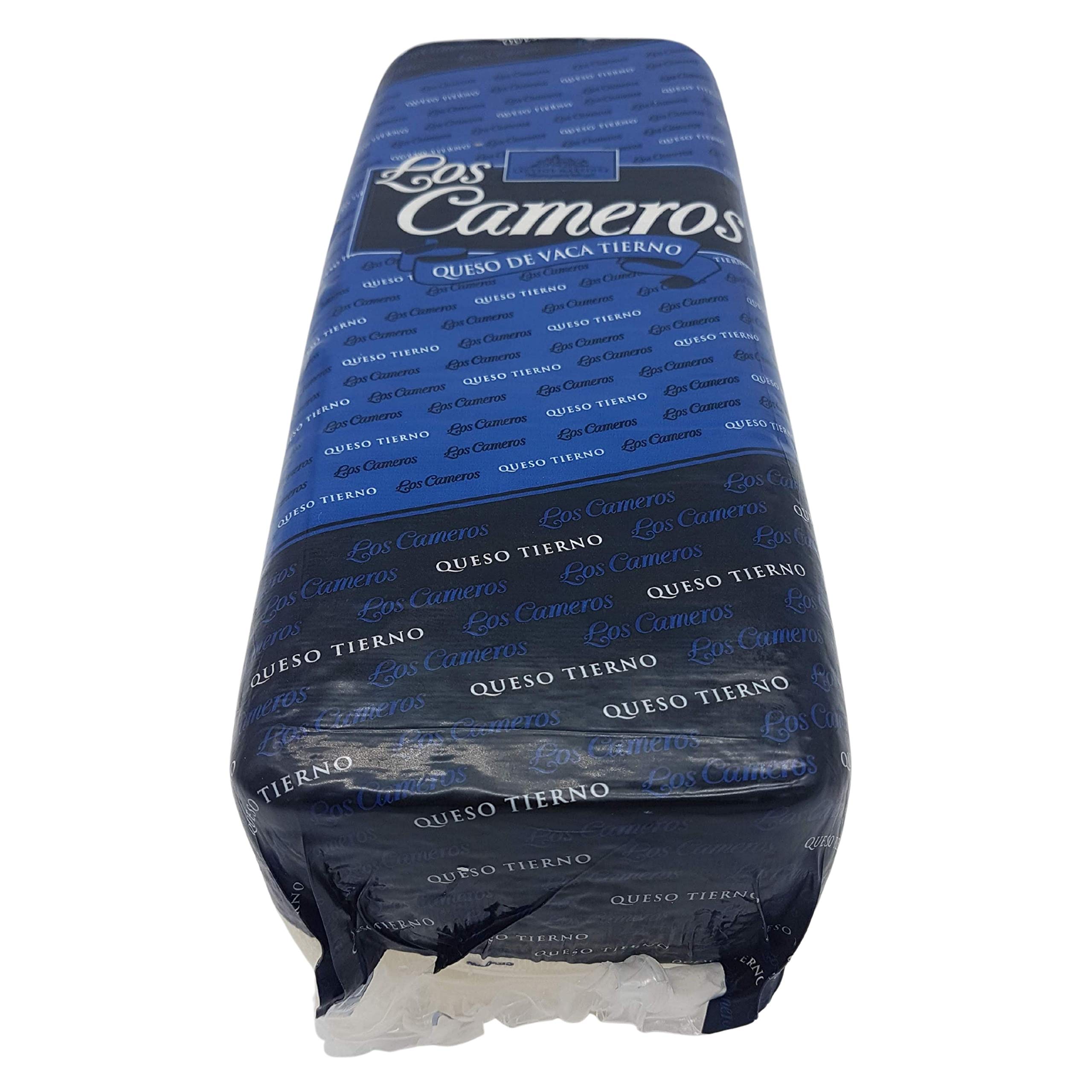 Queso de Vaca Tierno - Queso en Barra Los Cameros - Peso Aproximado 3.3 kilogramos - Queso Elaborado con Leche Pasteurizada de Vaca - Queso con todo el sabor de su origen.