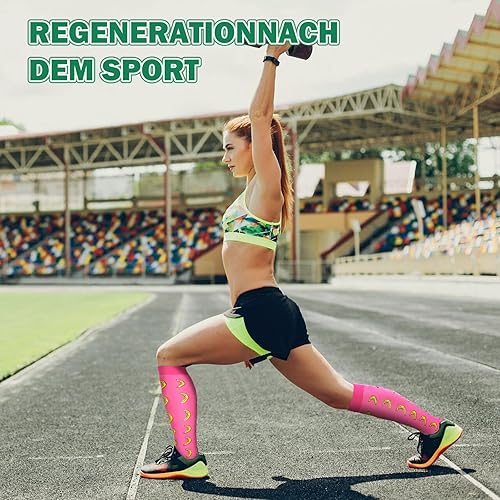 Miniatura 5 de LEOSTEP Compression Socks for Women and Men Circulation, Knee High Stockings Support for Nurses, Cycling, Hiking, Running