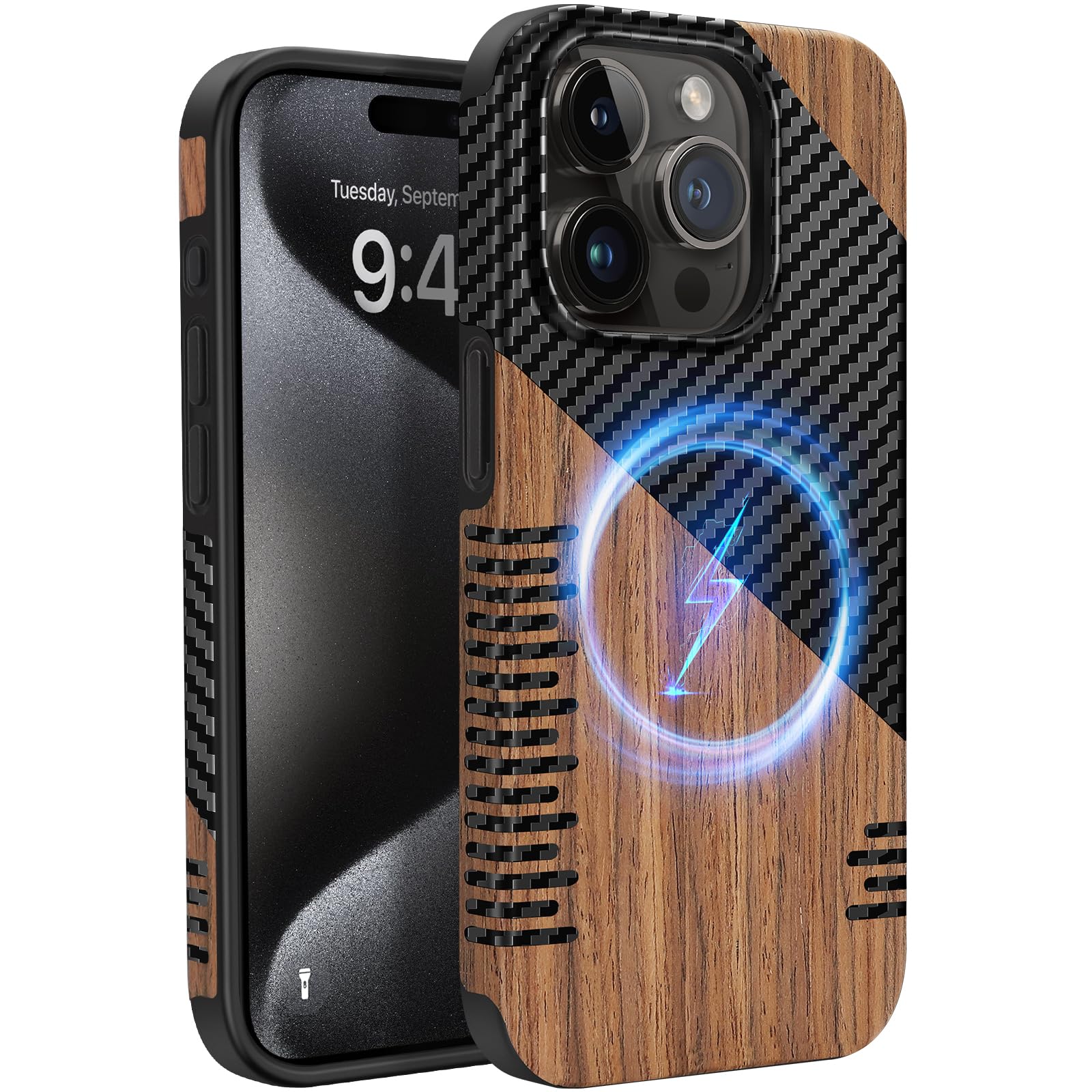 Amazon.com: ZZDZZ Magnetic Case Compatible with iPhone 15 Pro Max