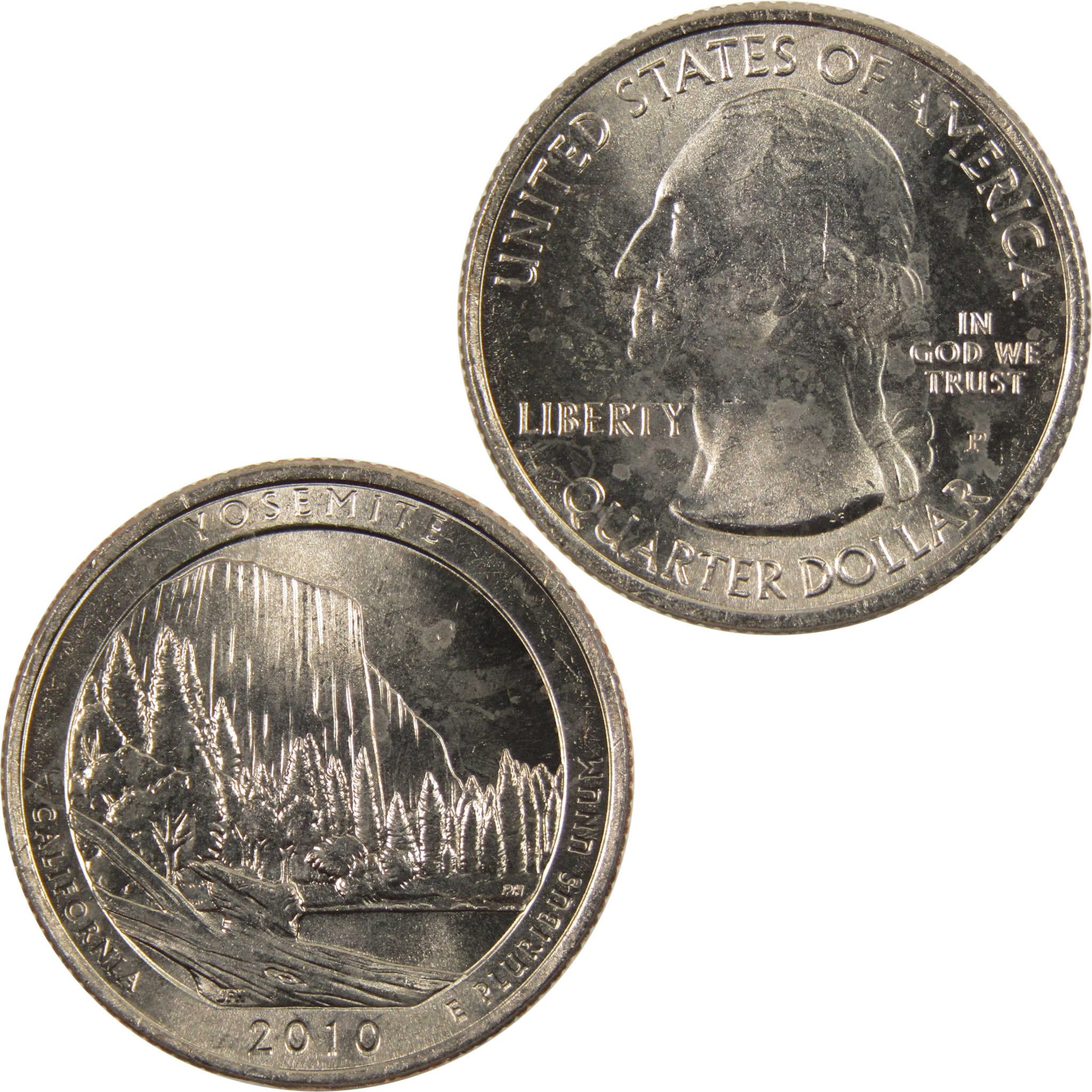 Amazon.com: 2010 P Yosemite Parque Nacional Quarter BU