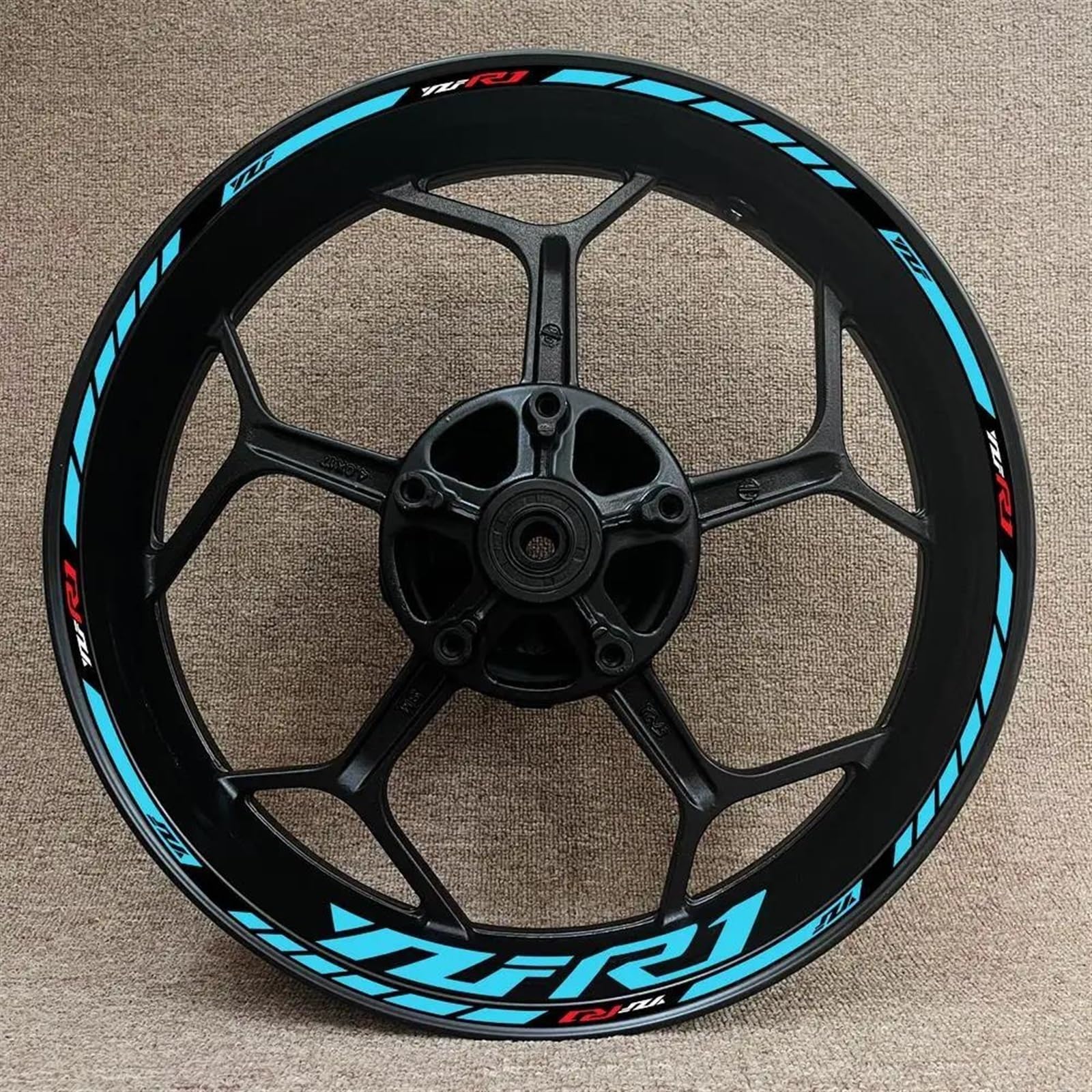 Stickers Motorcycle Stickers Reflective Wheel Rim for YZFR1 YZF-R1(Style 24)