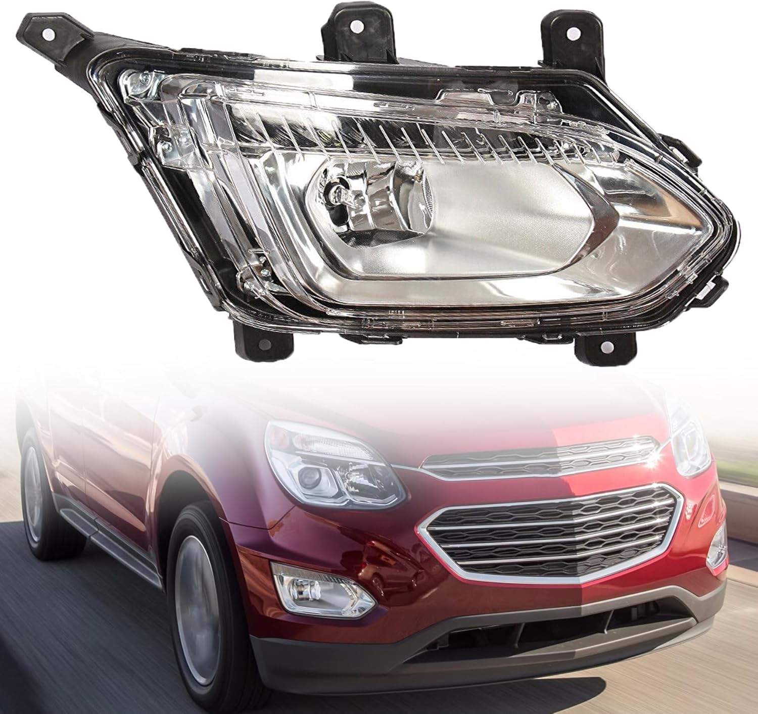 munirater 1-Pc Daytime Running Fog Light Assembly Right Side Replacement for Equi-nox 2016-2017 GM2593316 23375569