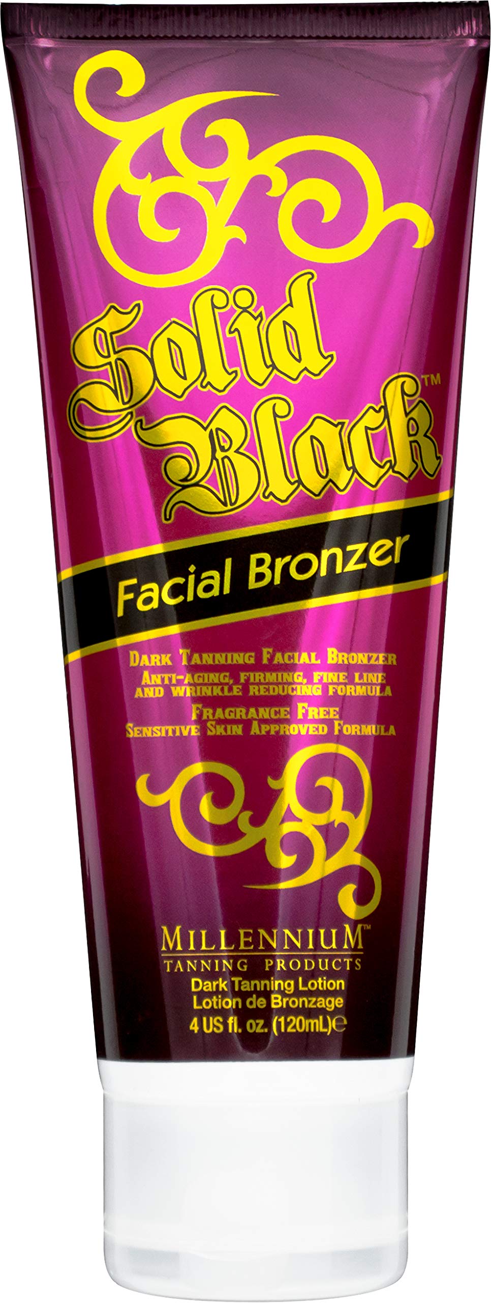 Buy Millennium Tanning Solid Black Facial Bronzer, SkinFirming Tanning