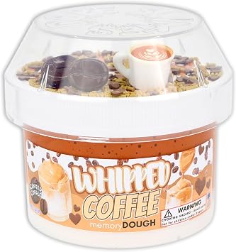 Whipped Coffee Butter Slime 8oz - memoryDOUGH Slime - Handmade in USA - Dope Slimes