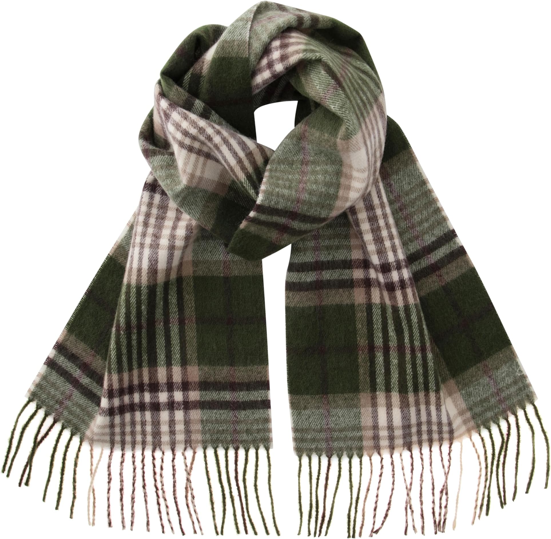 CALVIN & OLIVIAUltra-Soft Cashmere Feel Scarf Winter Holiday Gift for Men & Women