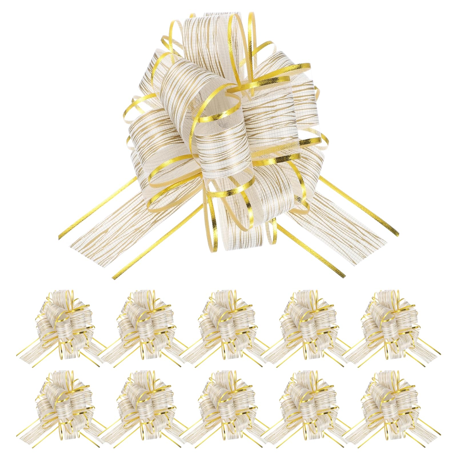 Lazos grandes decorativos para bodas y fiestas lazo blanco para envolver regalos románticos