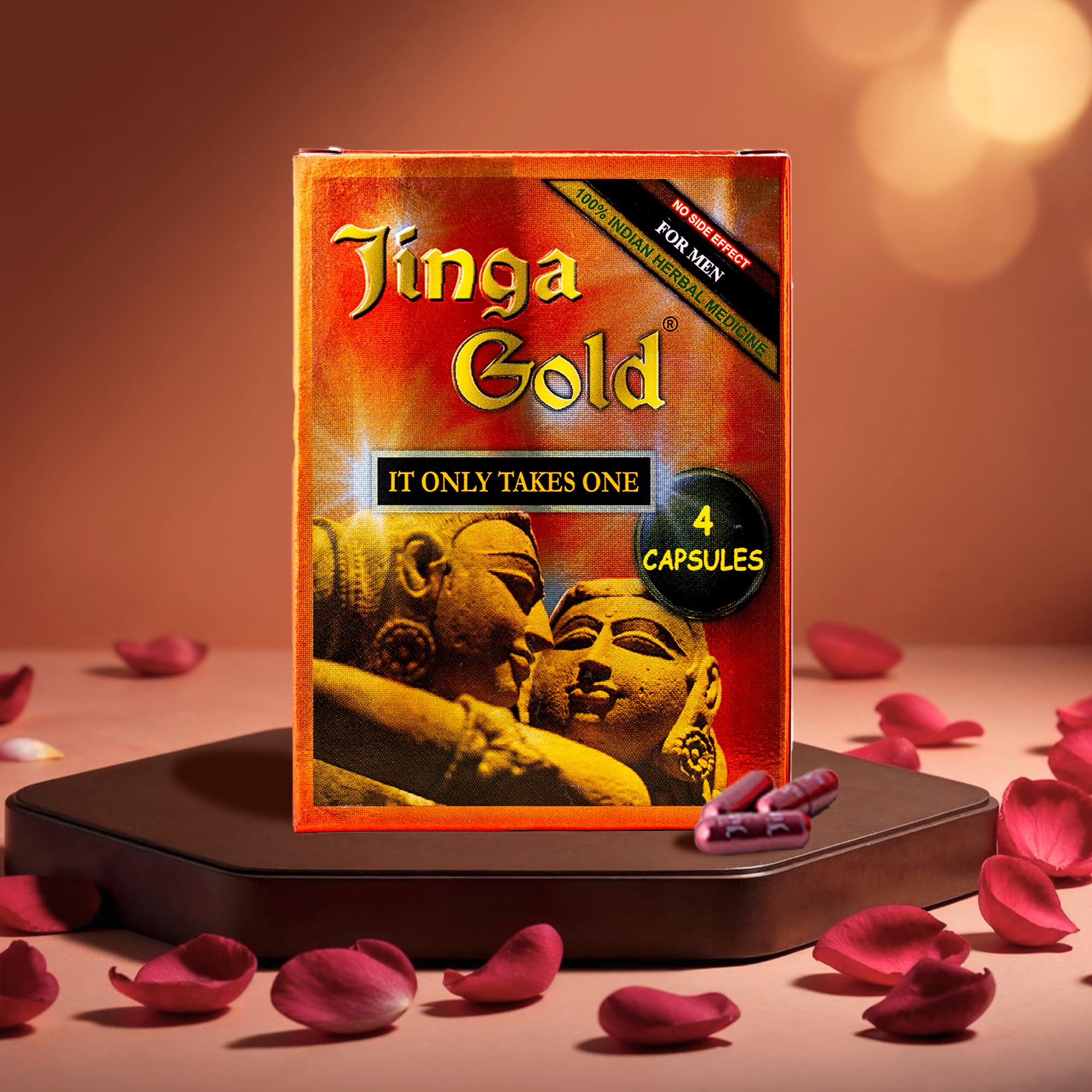 Jinga Gold 4 - (Pack of 1) 4 Jinga Gold is a wellness supplement that enhances energy, endurance, and overall wellness.