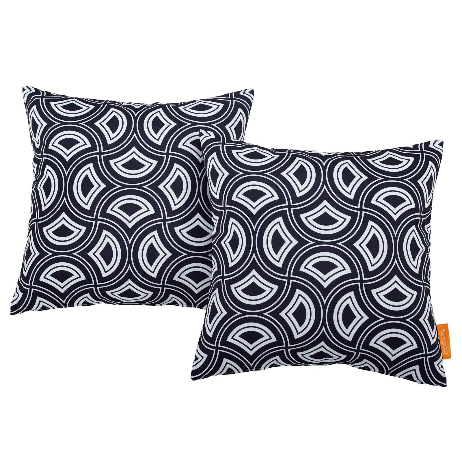 ModwayModway Outdoor Indoor All Weather Patio Throw Pillow in Mask
