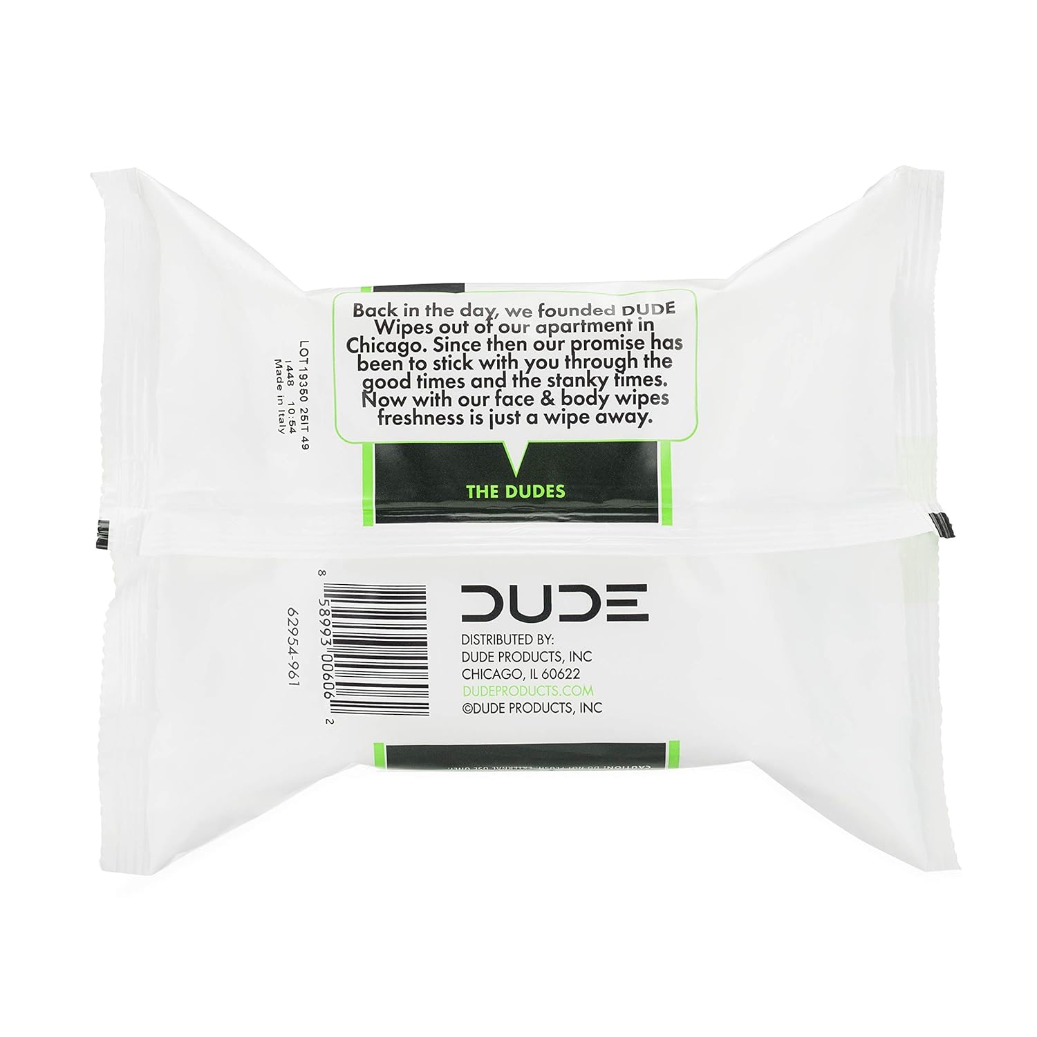DUDE Wipes Face and Body Wipes - 3 Pack, 90 Wipes - Wipes Infused with Energizing Pro Vitamin B5 - 2-in-1 Face & Body Wipes - Alcohol Free and Hypoallergenic Cleansing Wipes : Beauty & Personal Care
