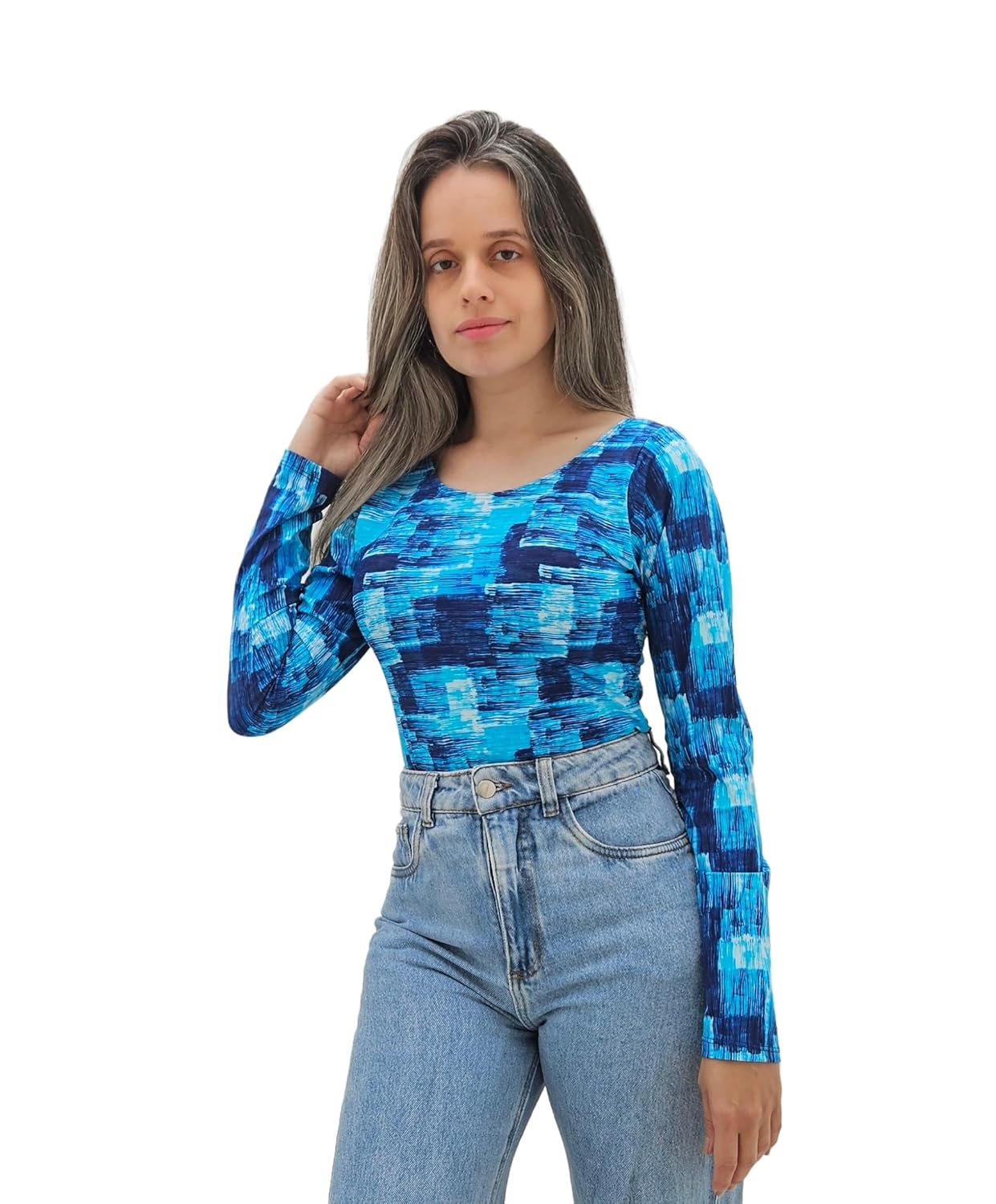 Body Maiô Feminino Manga Longa, Proteção UV, Estampa Colorida em promoção! Veja a oferta e mais achadinhos de Moda praia 5 Hoje é o melhor dia para comprar Body Maiô Feminino Manga Longa, Proteção UV, Estampa Colorida com aquele preço maroto! Promoção! Aproveite a oferta! 5