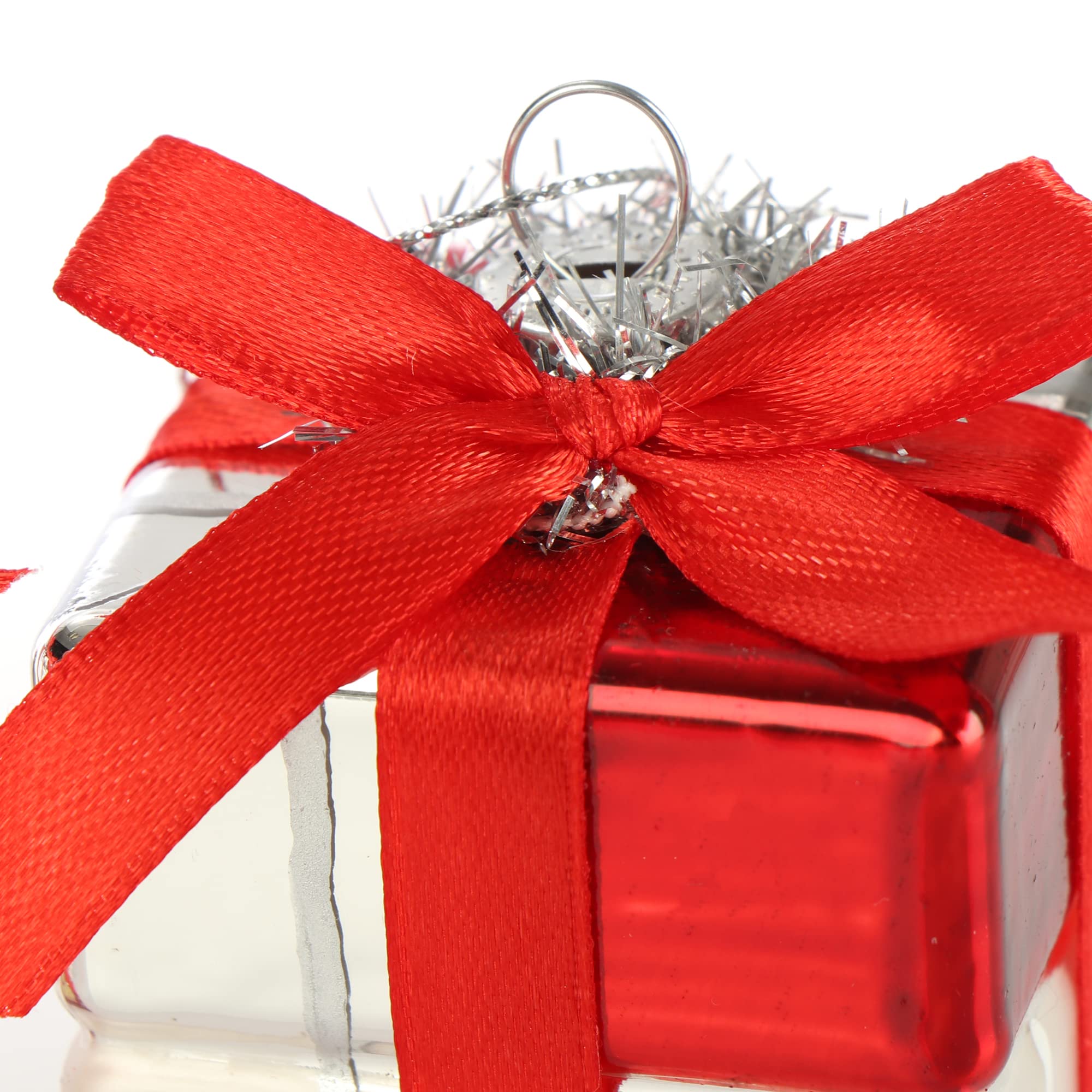 4X Cadeau Pendentif Sapin De Noël - Coffret Cadeau Boule De Noël