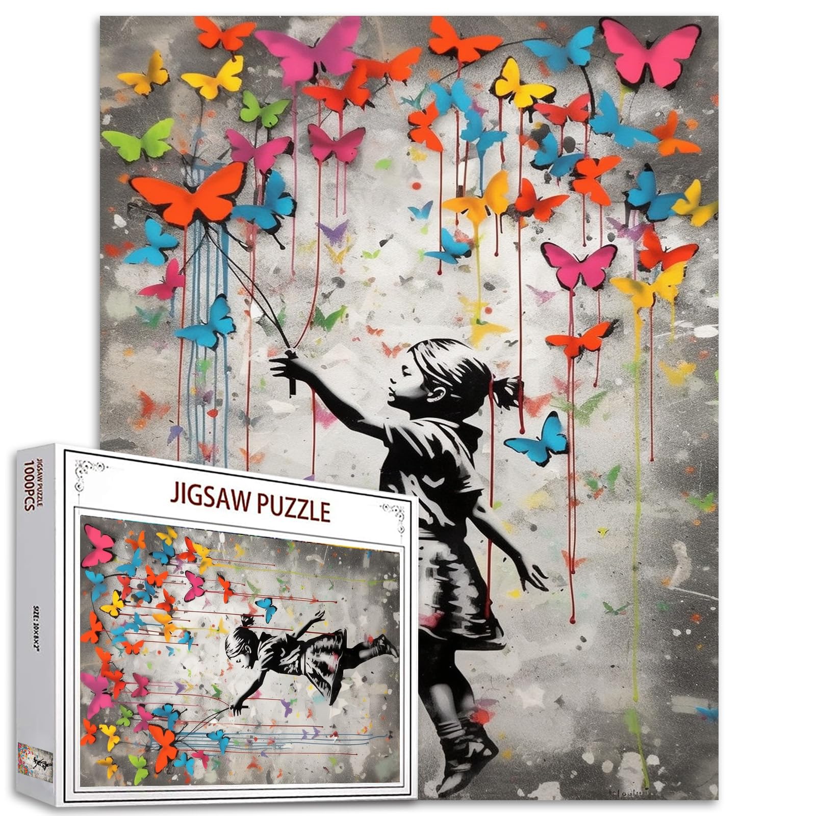Tucocoo Puzzle de 1000 piezas para adultos, diosa del mar, pintura, rompecabezas, hadas abstractas, rompecabezas de 1000 piezas para desafiantes juegos de actividades familiares, océano, luz de luna — view 24