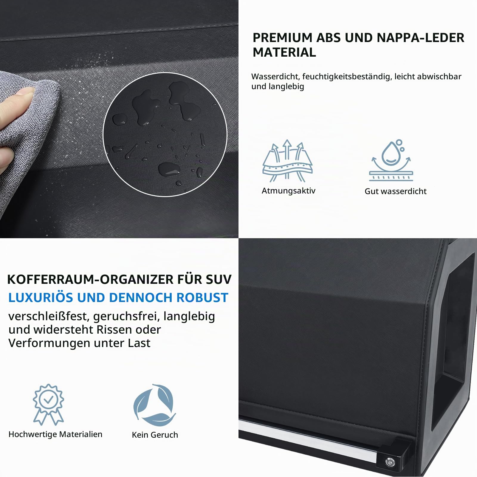Magnetische Gepäckaufbewahrungstasche Deckel zur Aufbewahrung im Kofferraum