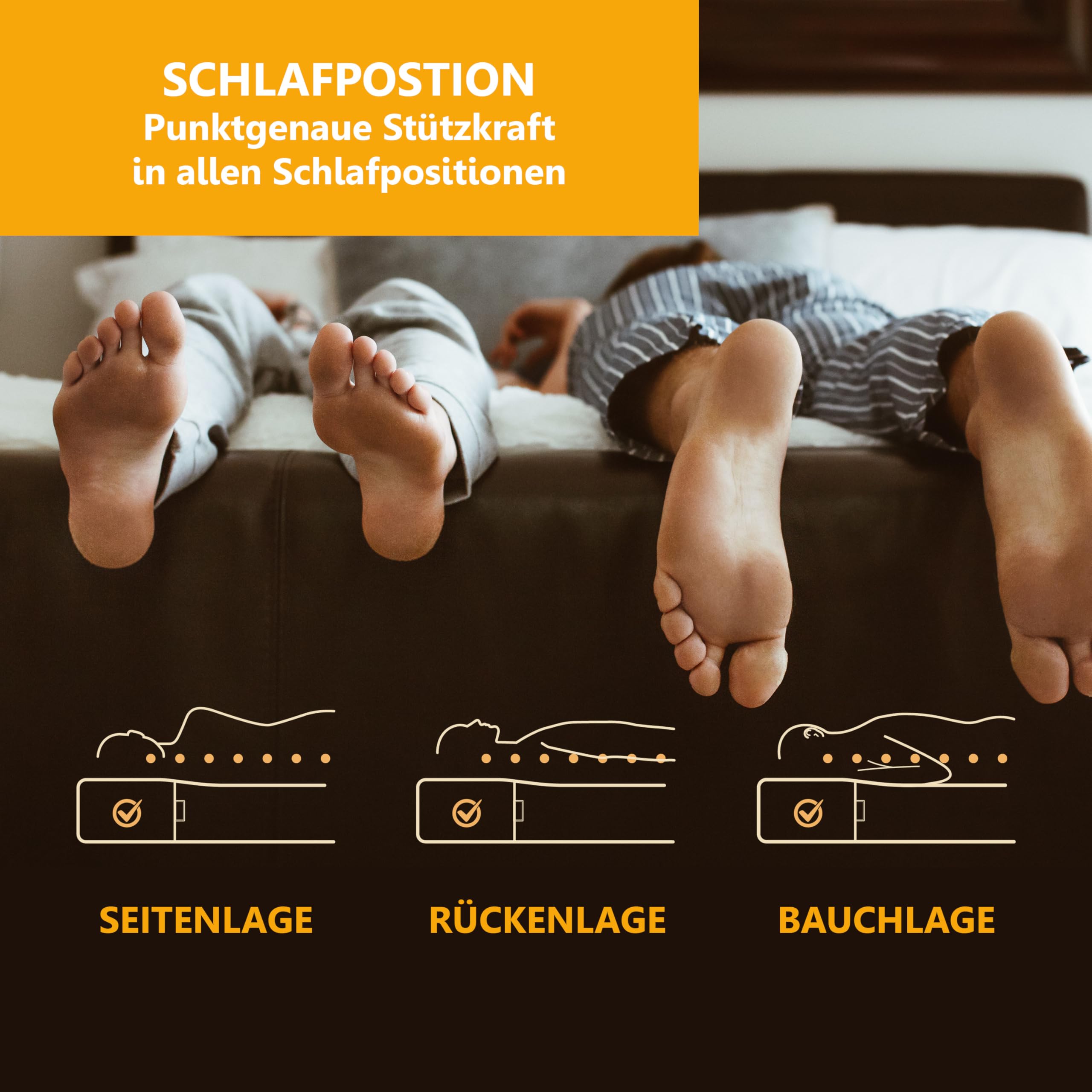 Kaltschaummatratze BeCo Grand Relax, 25 cm Komforthöhe, Made in Germany, Größe:80 x 200 cm, Härtegrad:H2 (0 kg - 100 kg) (90x200, H4)