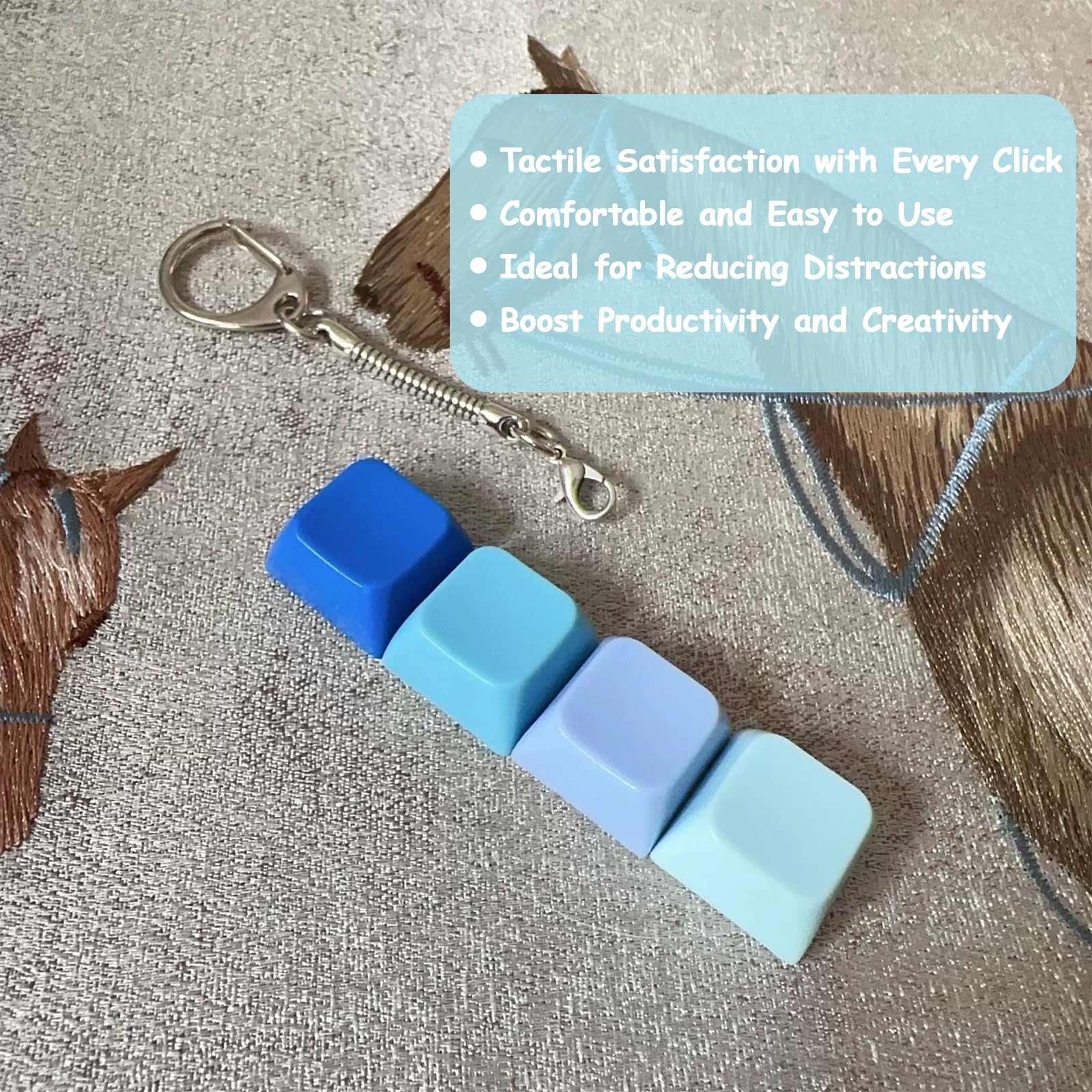 Tastatur Fidget Spielzeug 2 Stück | Clicker Zur Entspannung