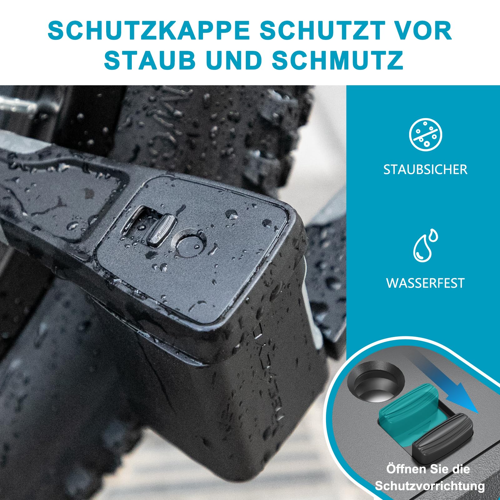 TECHCYC Fahrradschloss, Faltschloss Fahrrad 86cm mit Halterung, für E-Bike & Roller, Robustes & kompaktes, Hohe Sicherheit Klappschloss mit 3 Schlüssel für Pendler und Reisen (86cm)
