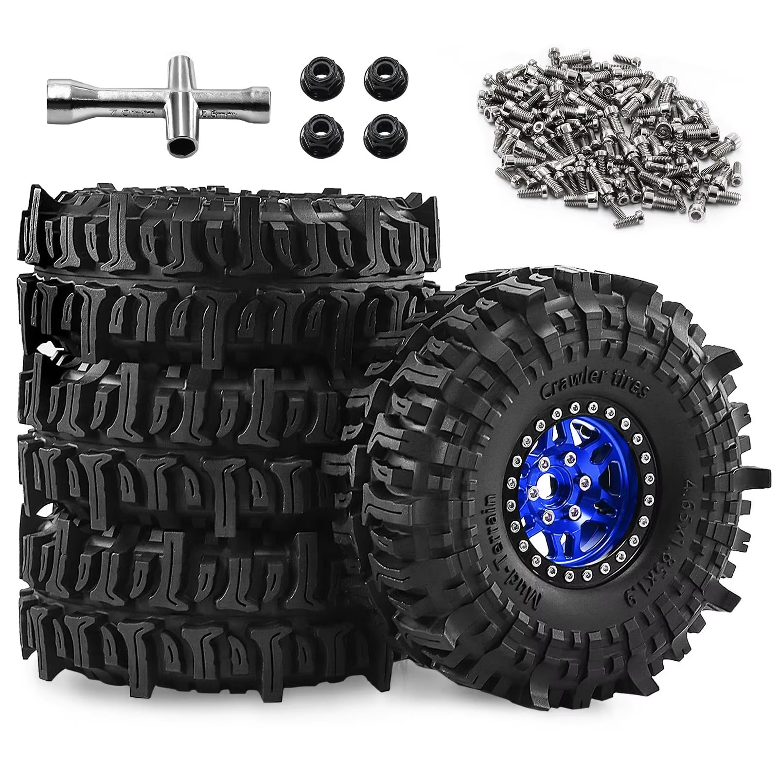 Pneumatico Ruota Ricamb Per Traxxas Per TRX4 Per Redcat Gen8 1/10