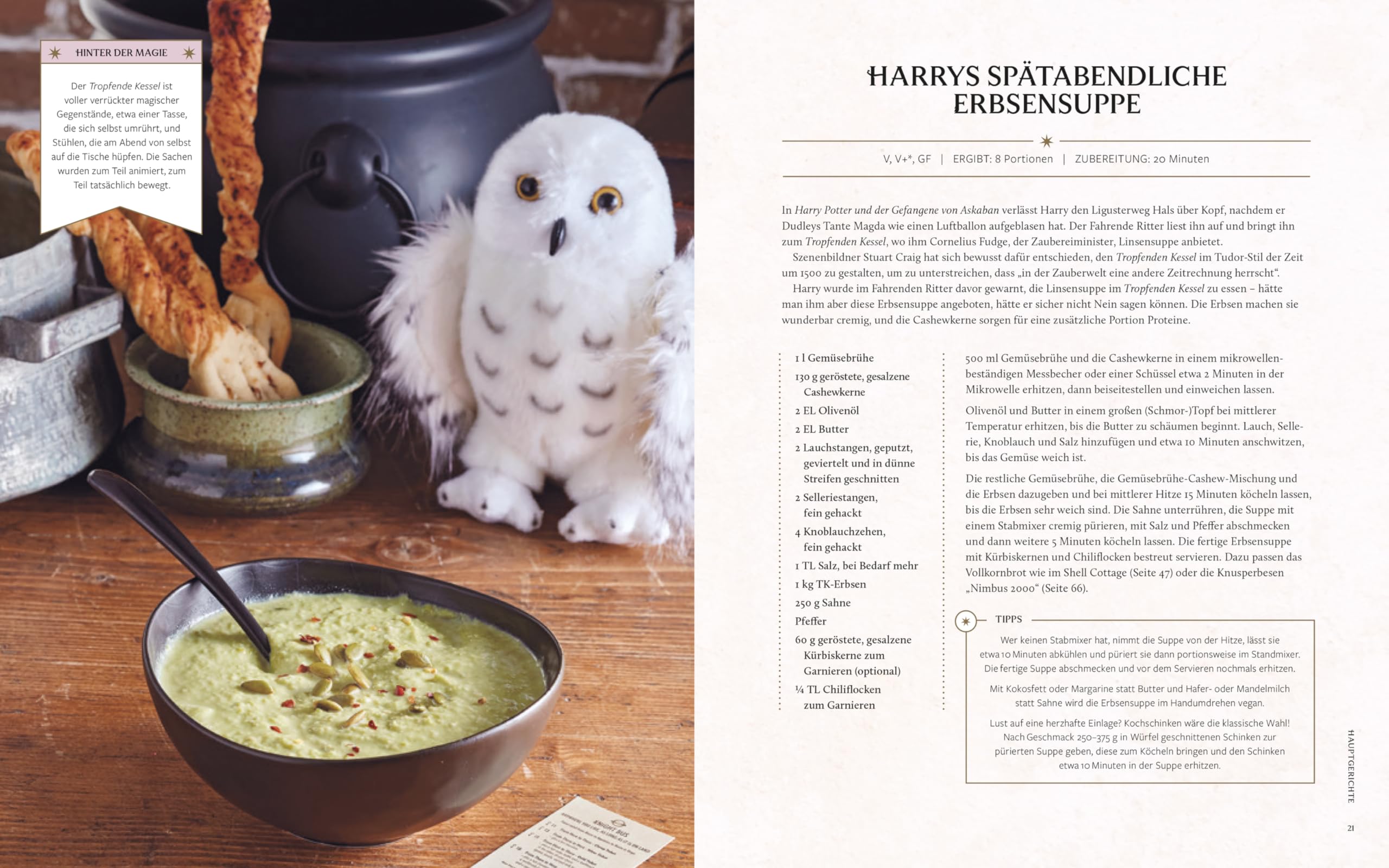 Harry Potter: Das offizielle Kochbuch der Zauberwelt: Magische Gerichte von Hogwarts bis New York und darüber hinaus!: Mit Folienprägung