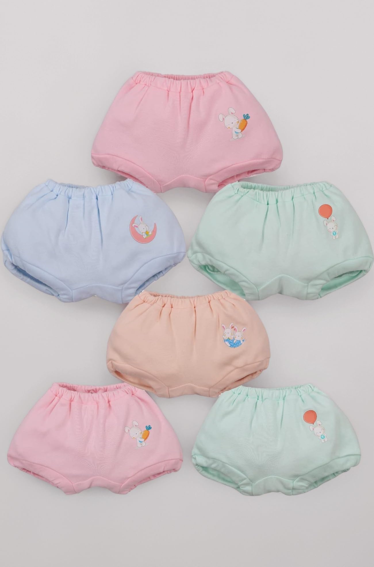 - Baby Girls and Baby Boys 100% Organic Cotton Lightweight Underwear/Bloomers/Rompers/Panty,Age (0-5Years)