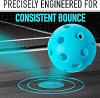 Vista 3 de Franklin Sports X-26 - Pelotas de pickleball para interiores - 3 unidades, 12 unidades y 100 unidades al por mayor - Pelotas de pickleball aprobadas