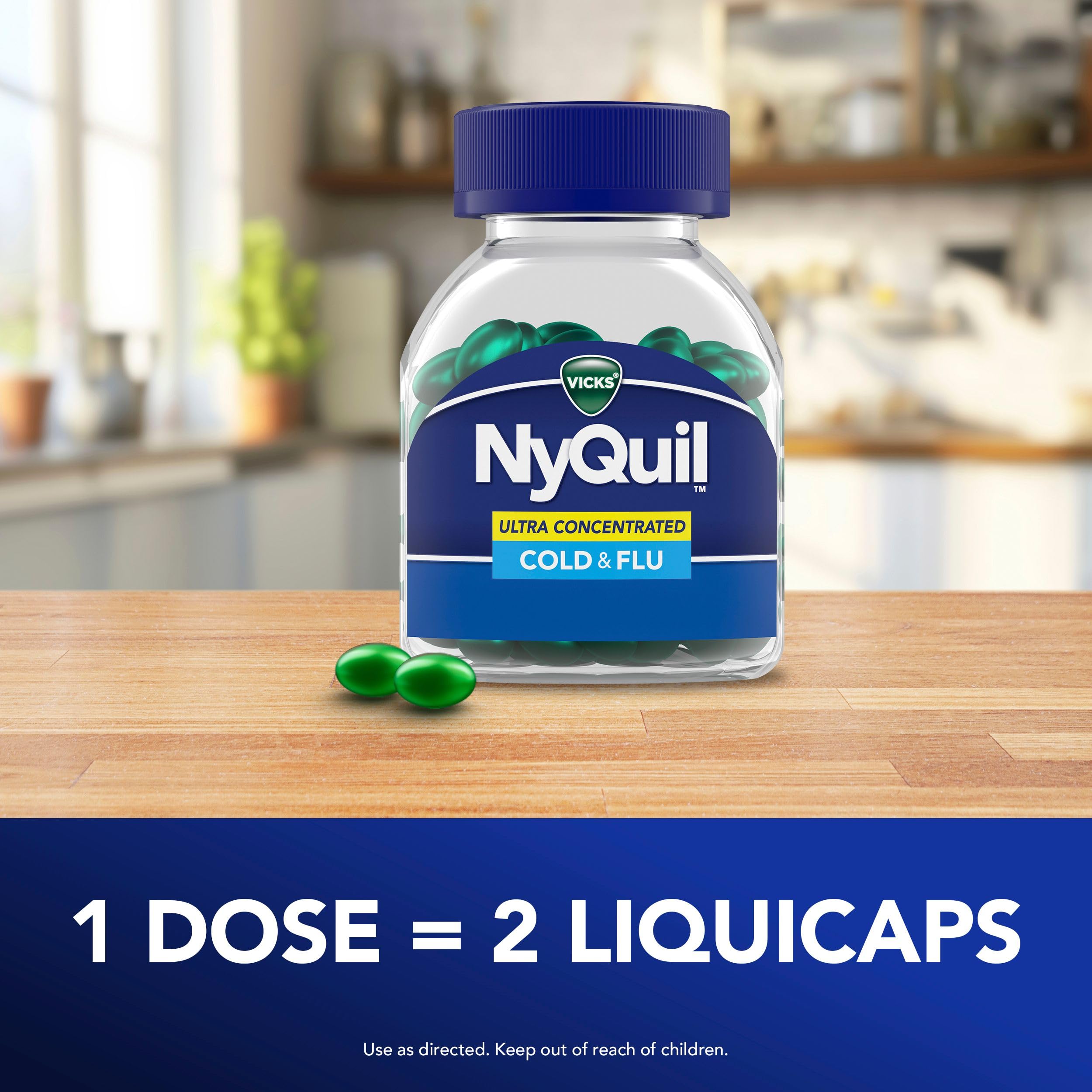 Vicks DayQuil & NyQuil Ultra Concentrated Liquicaps Co-Pack, 96ct — Amazon image 7
