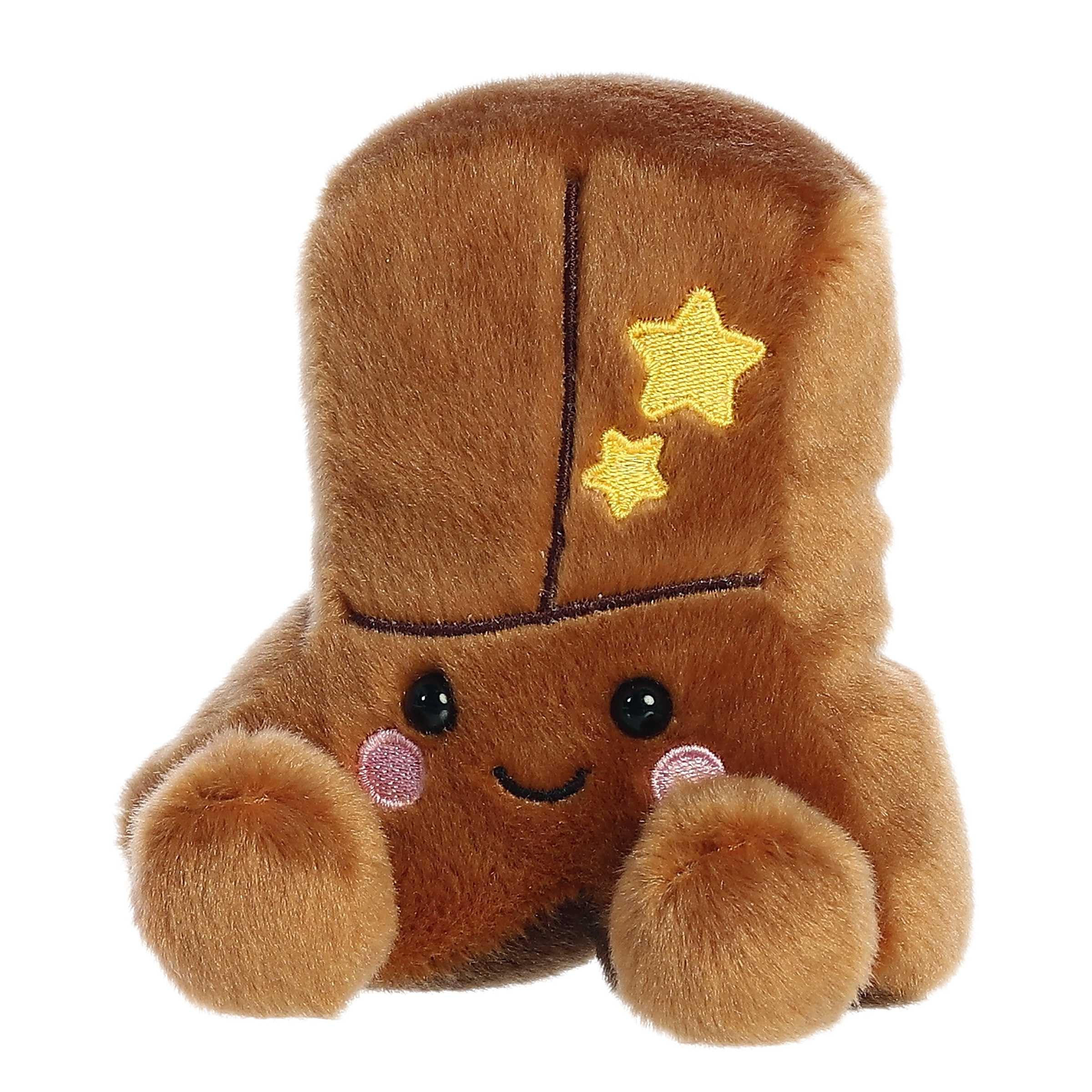 Aurora(r) Adorable Palm Pals(tm) Evan Cowboy Boot(tm) Stuffed Animal - Pocket-Sized Play - Collectable Fun - Brown 5 Inches - Image 5