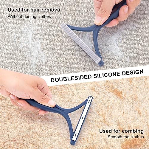 Miniatura 4 de Removedor de pelusa portátil, removedor de pelo de perro y gato, afeitadora depiladora para eliminar el polvo y el pelo de mascotas de la ropa y